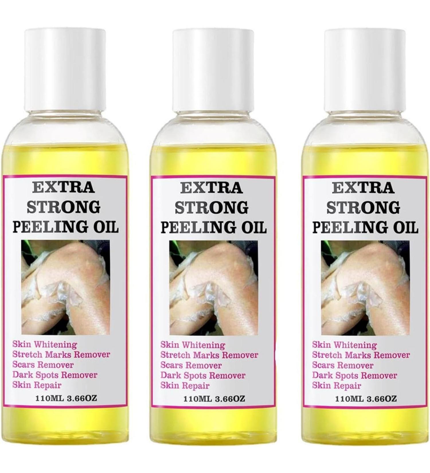 Yellow Peeling Oil Skin Peeling Exfoliator Skin Peeling Oil For Skin Lightening Peeling Oil For Skin Brightening Moisturizing Peeling Solution Exfoliatings Dark Skin For Body Lightening Bleaching 3* 110ml - Buy Online on GoSupps.com