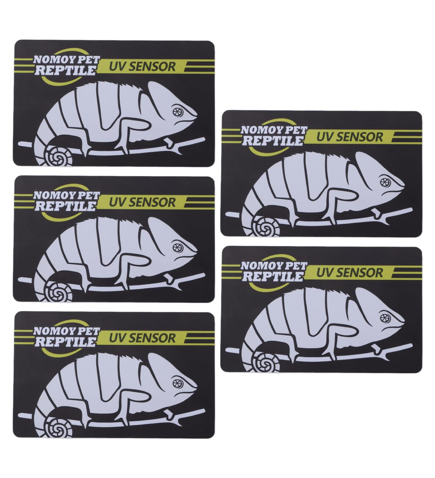 Pssopp 5pcs UV Rapid Test Cards - UVB Sensor for Reptile Heating Lamps | Photochromic UVB Card Display - Worldwide Shipping - Buy Online on GoSupps.com