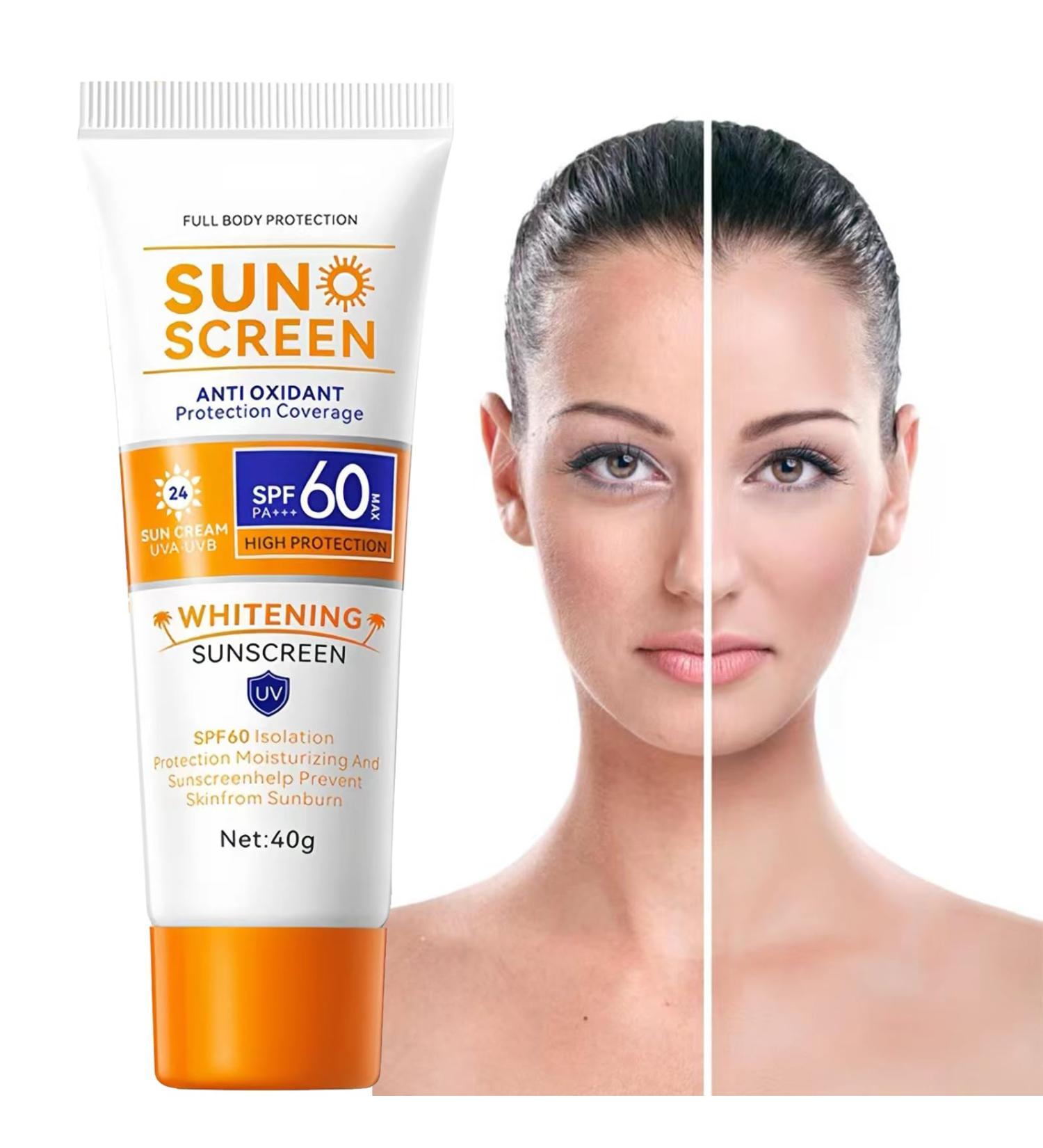Buy Korean SPF 60 Sunscreen Lotion - Sweat & Water Resistant Moisturizing Full Body UV Protection - Buy Online on GoSupps.com