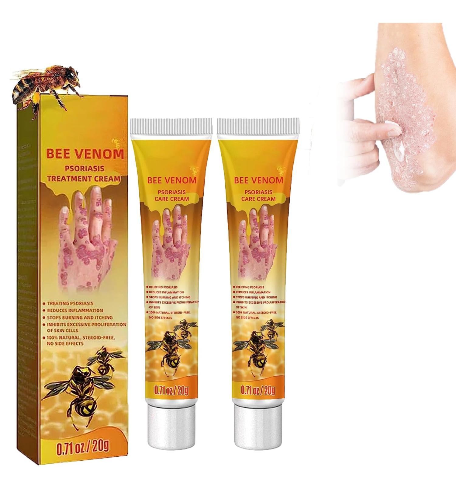 Bee Venom Psoriasis Treatment Cream | Effective on All Skin Types - Buy Online on GoSupps.com