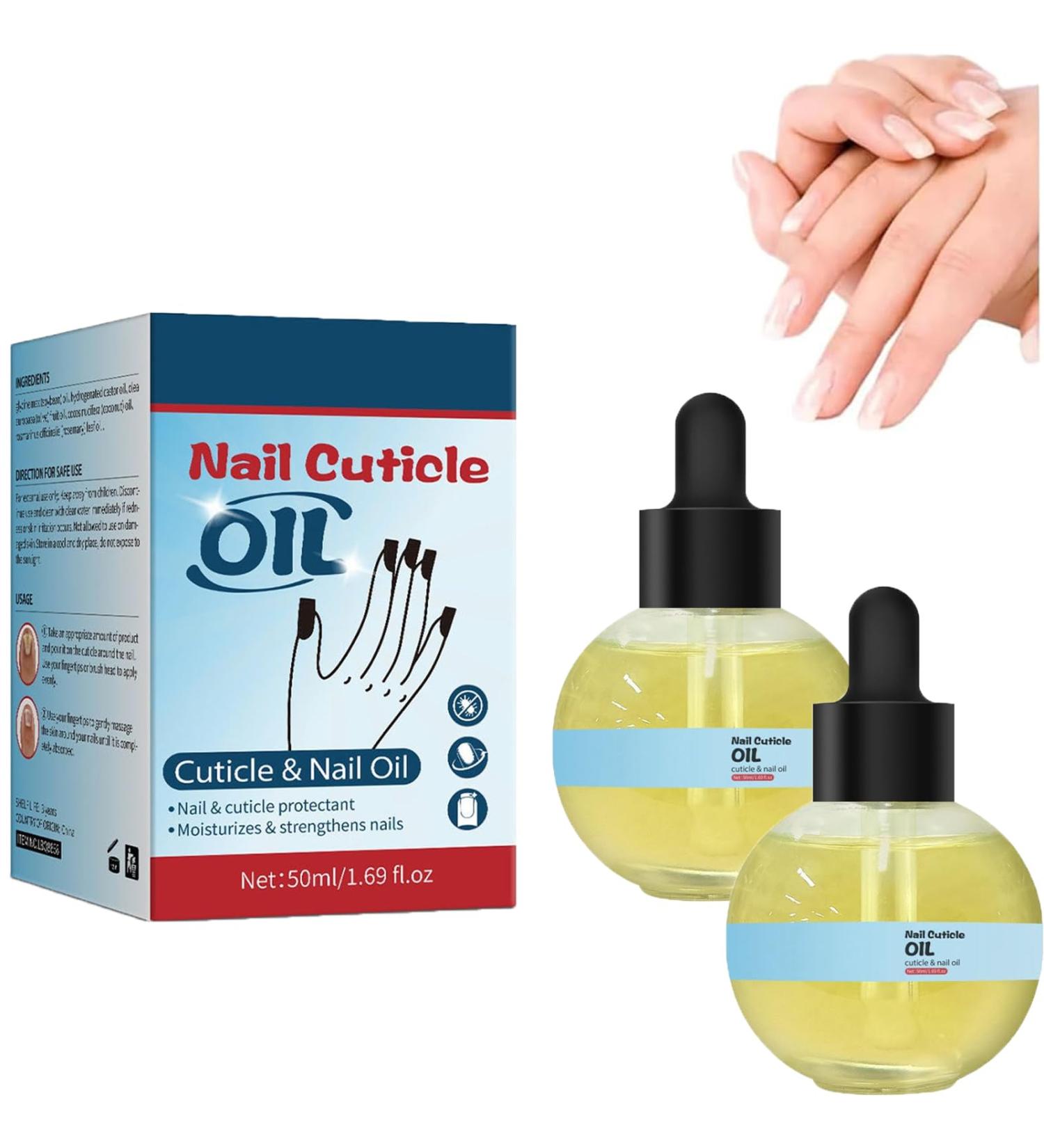 Nail Cuticle Oil 50 ml cuticle oil repairs nail corners cuticle barb finger protection cuticle oils treatment damaged dry for nail care repair growth 2 pieces - Buy Online on GoSupps.com