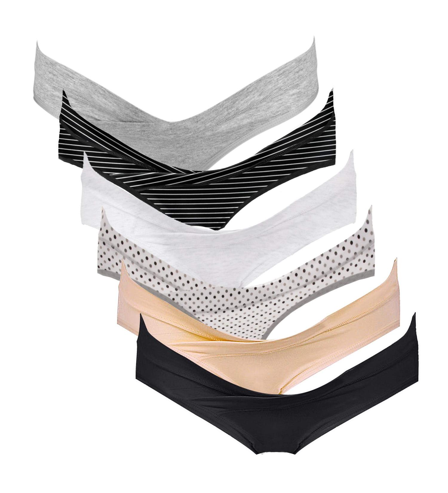 Intimate Portal Maternity Knickers 6-pk | Pregnancy Postpartum Underwear | Cotton Bikini Pants - Buy Online on GoSupps.com
