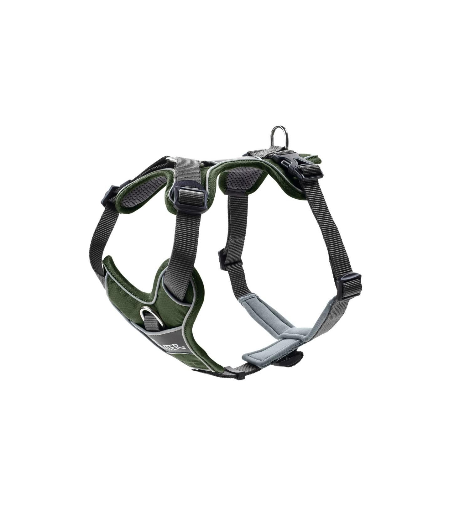 HUNTER DIVO Dog Harness L-XL (79-107 cm) - Green/Grey - Premium Quality International Shipping - Buy Online on GoSupps.com