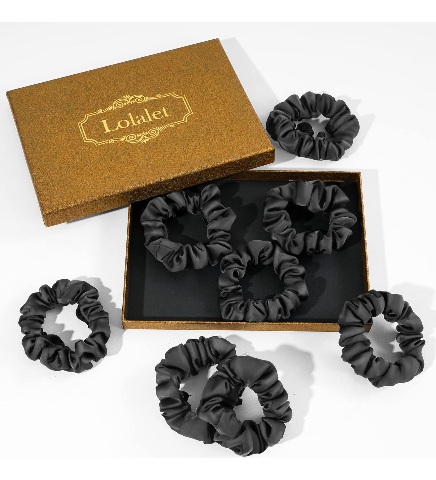 Buy 8 Pieces of Premium Silk Hair Ties for Women - Soft Elastic Satin Scrunchies in 8 Colors | Stylish Hair Jewelry - Buy Online on GoSupps.com