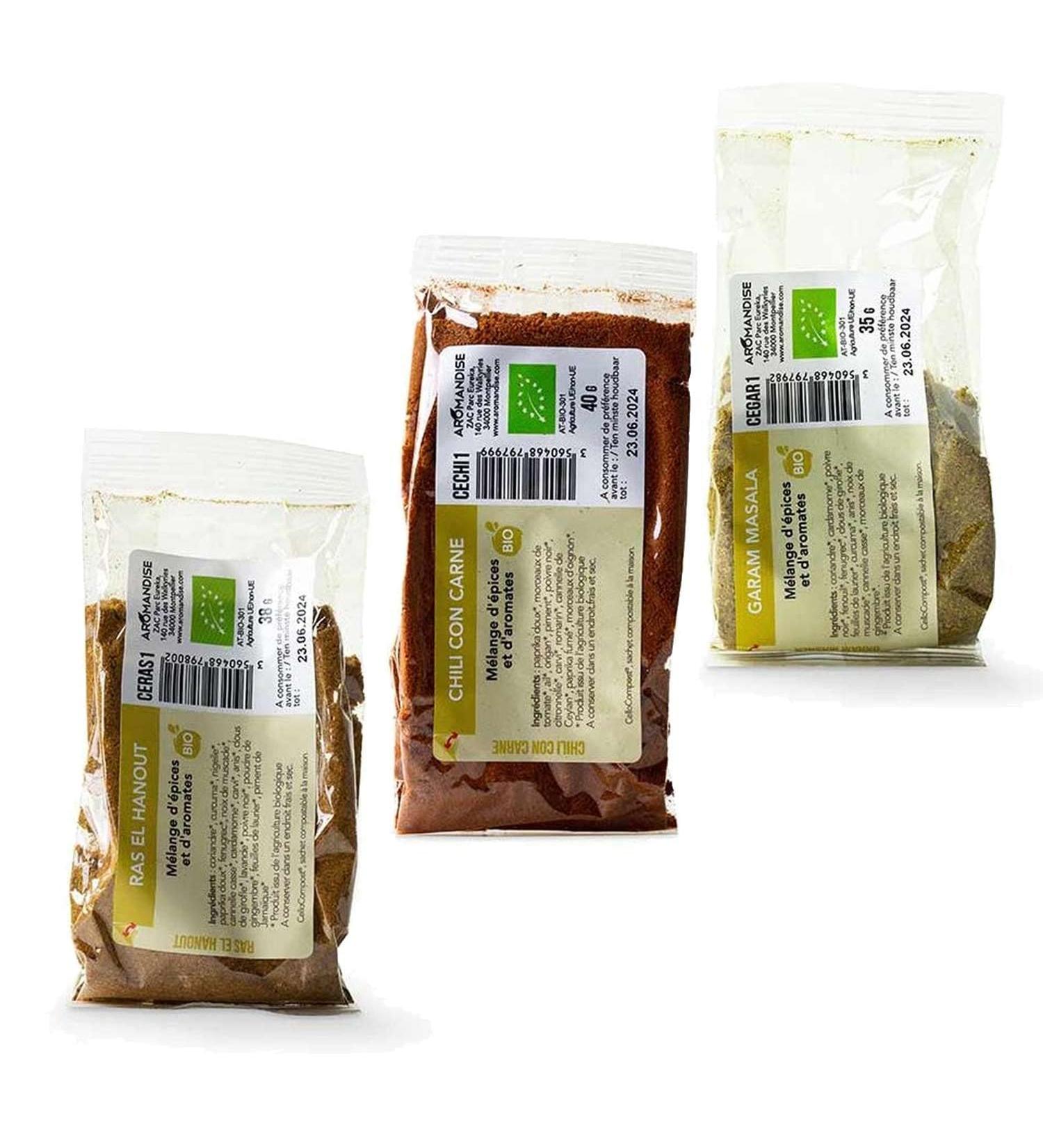 organic spice blends for recipes