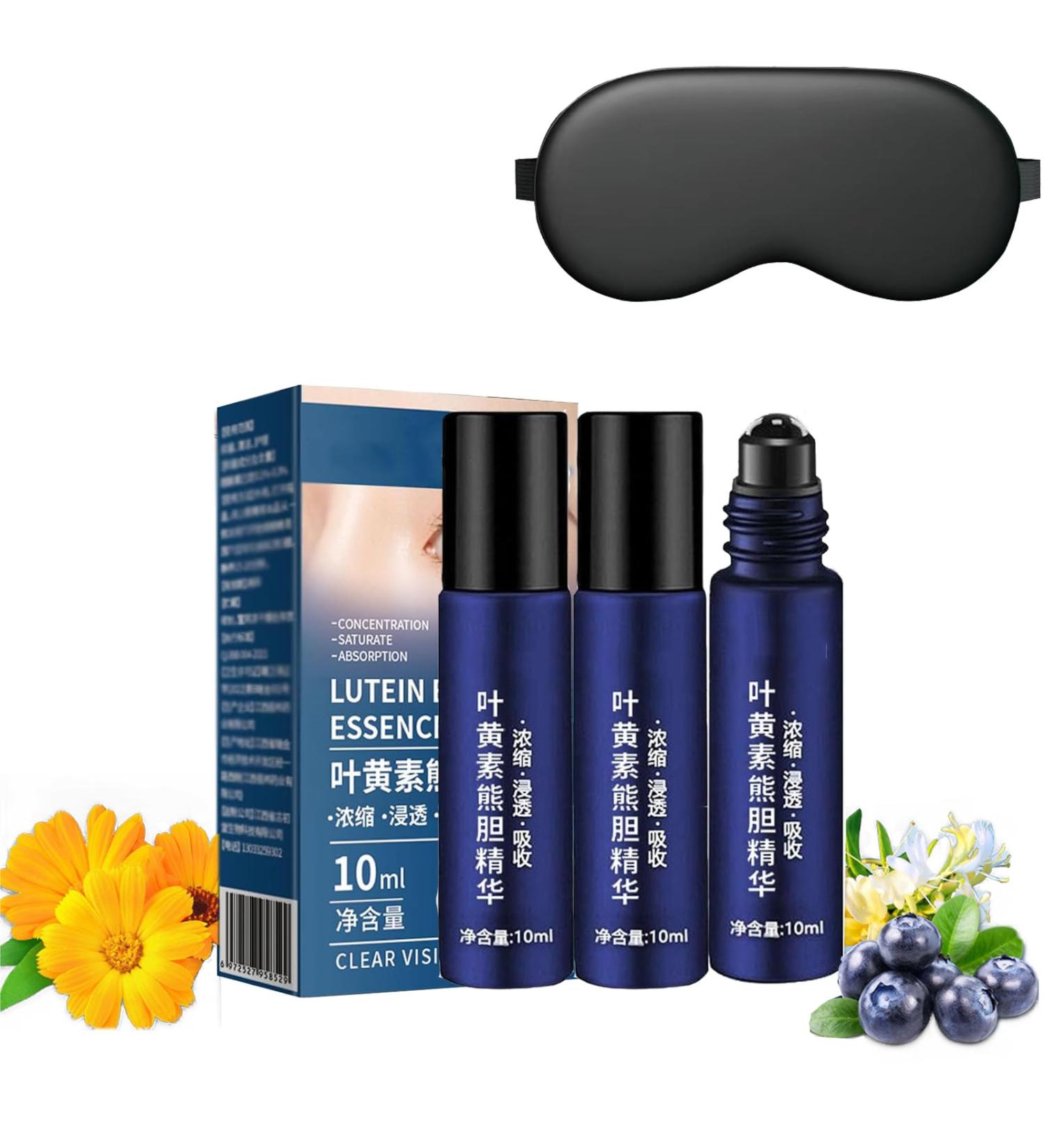 Glitzon Lutein Rollerball Essence - Digital Eye Load Defense | Eye Care Essence Set (3 Pieces) | Lute Bright Formula - Buy Online on GoSupps.com