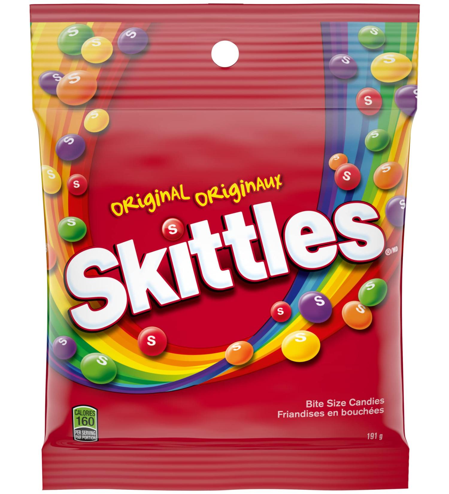 Skittles Original Chewy Candy Bag 12 Packs 191g Per Pack Bulk Box - Buy Online on GoSupps.com