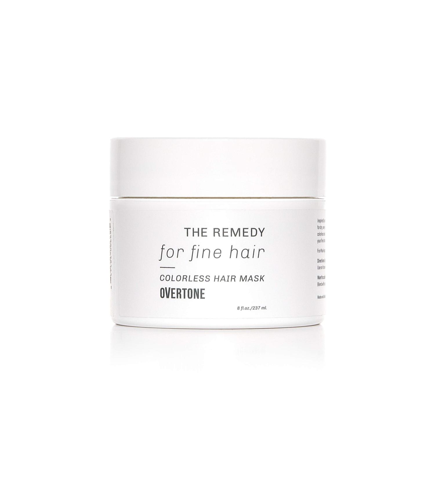 OVERTONE Haircare Colorless Hydrating Mask - Shea Butter & Coconut Oil - 8 oz | Cruelty-Free - Buy Online on GoSupps.com