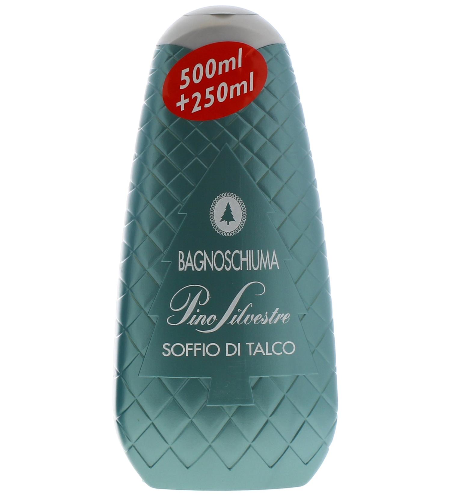 Pino Silvestre Soffio Di Talco Bubble Bath 750ml - Italian Import | Luxurious Talc Rush Bath Experience - Buy Online on GoSupps.com