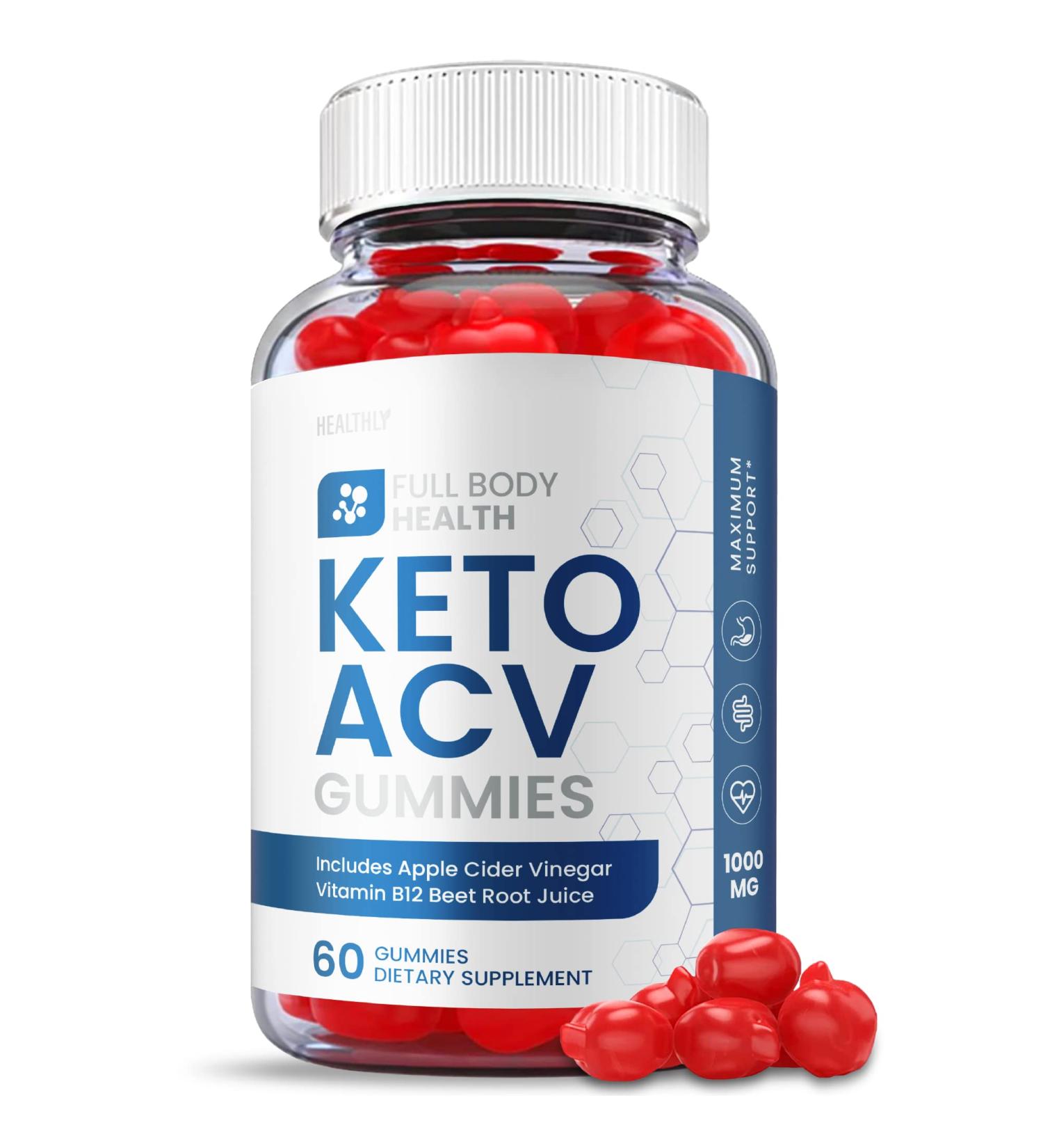 Full Body Health Keto Gummies - Vegan Formula for Weight Loss - 60 Gummies - Buy Online on GoSupps.com