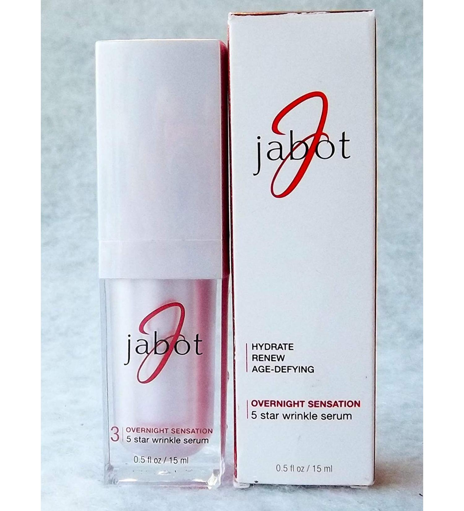 Jabot Hydrate Renew Age-Defying Overnight Sensation 5 Star Serum 0.5 Oz