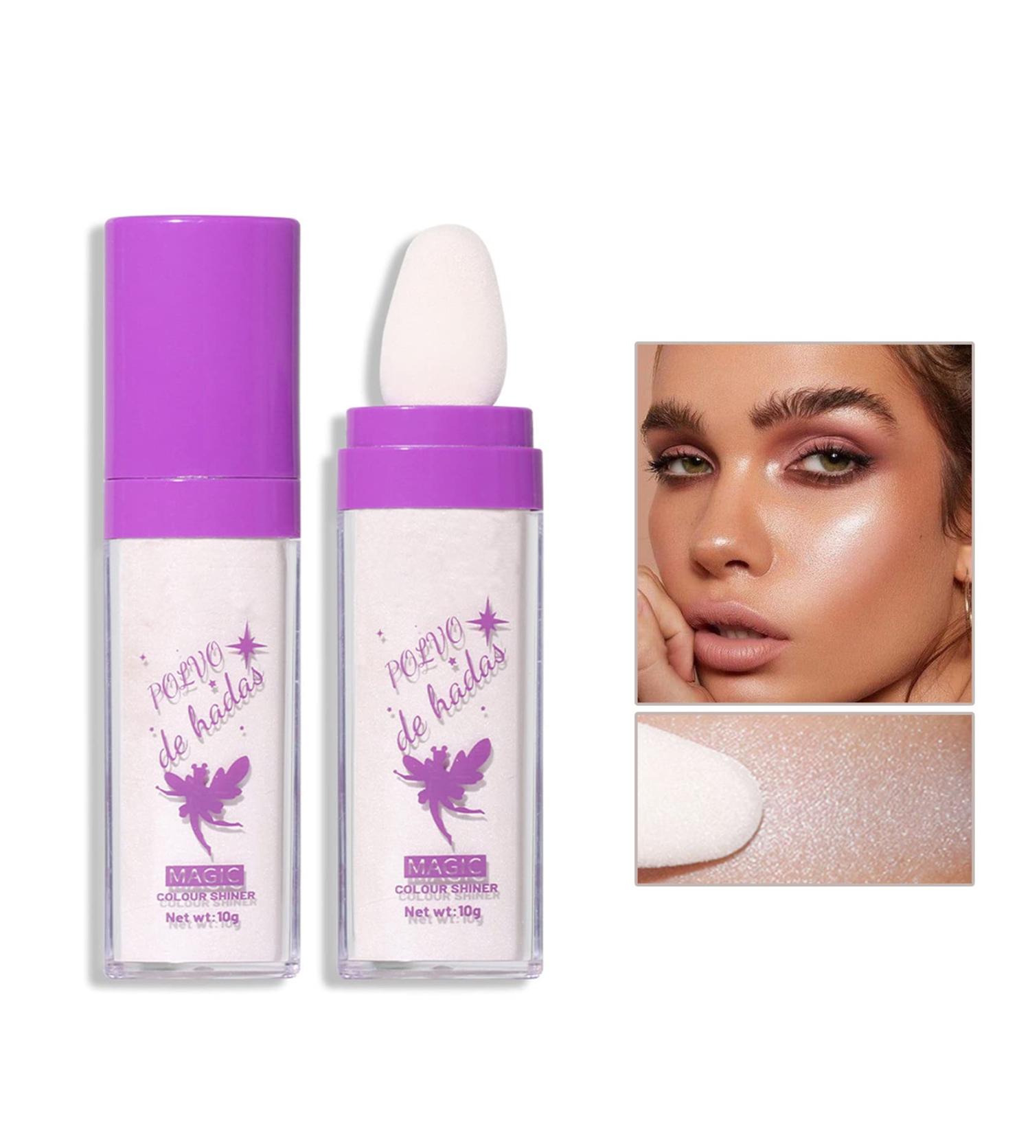 Polvo De Hadas Body Highlighter - Multi-purpose Glitter Stick for Face, Eyes, and Body - White - Buy Online on GoSupps.com