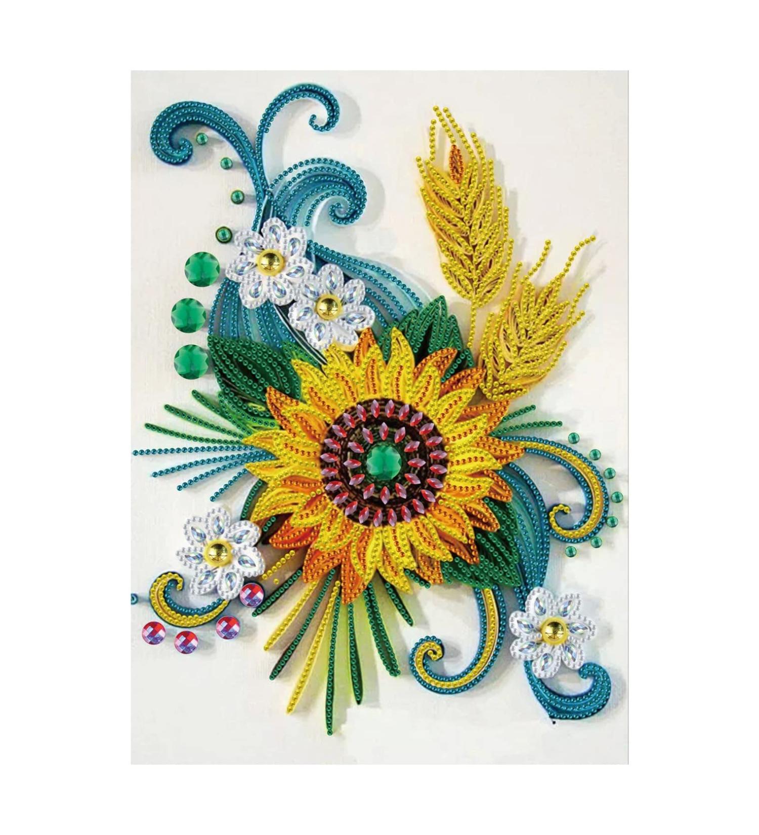 LIULIMI 5D Diamond Painting Kit - Diamond Flowers Picture for Home Wall Decor - 30x40cm - Partial Drill - Adults & Kids - Christams Theme - Buy Online on GoSupps.com