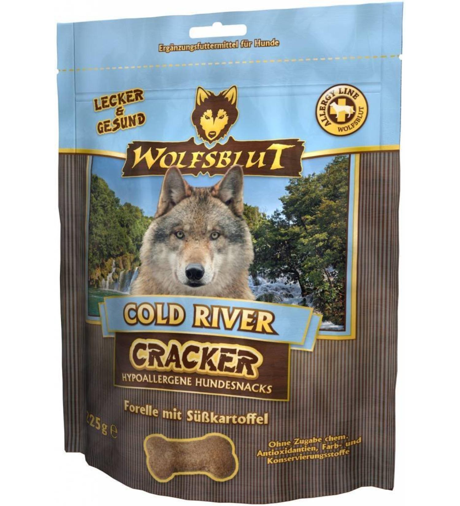 Wolfsblut 4 x 225g Cold River Cracker with Fish