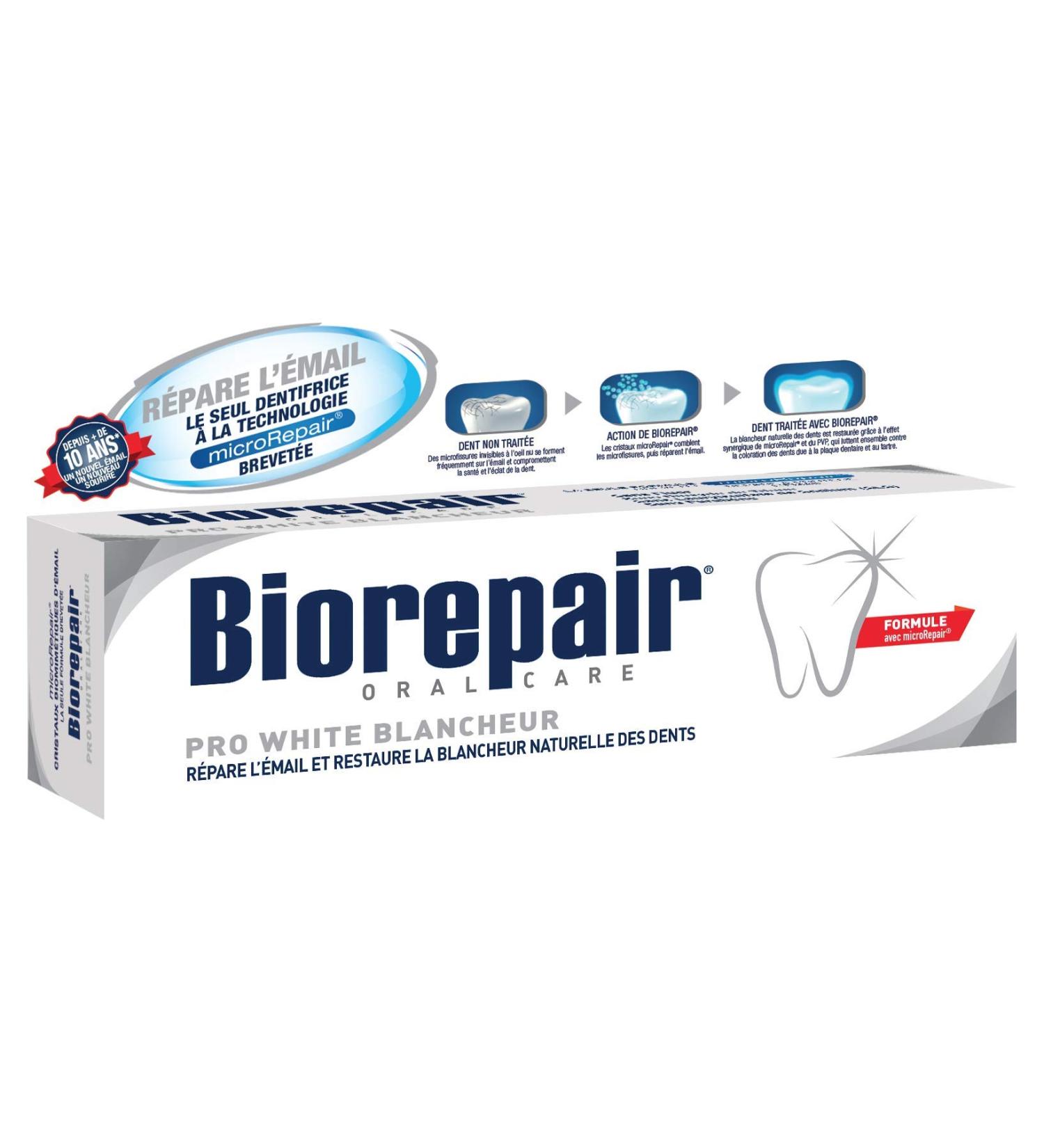 Biorepair Pro White White 75 ml 4 pieces
