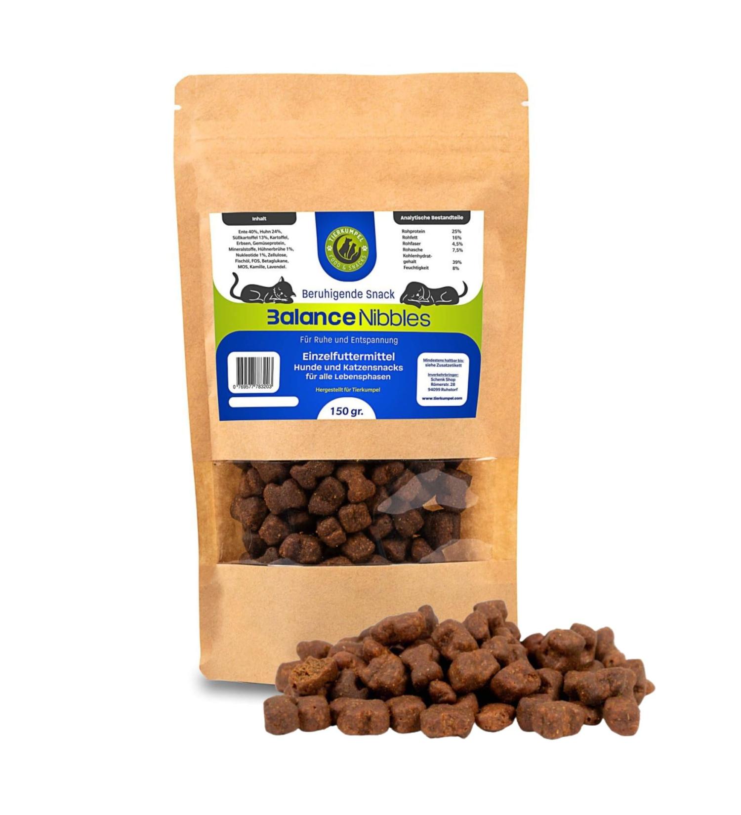 Relaxing Probiotic Snacks for Dogs & Cats - Anti-Stress Treats for Fear & Nervousness (150g) - Buy Online on GoSupps.com