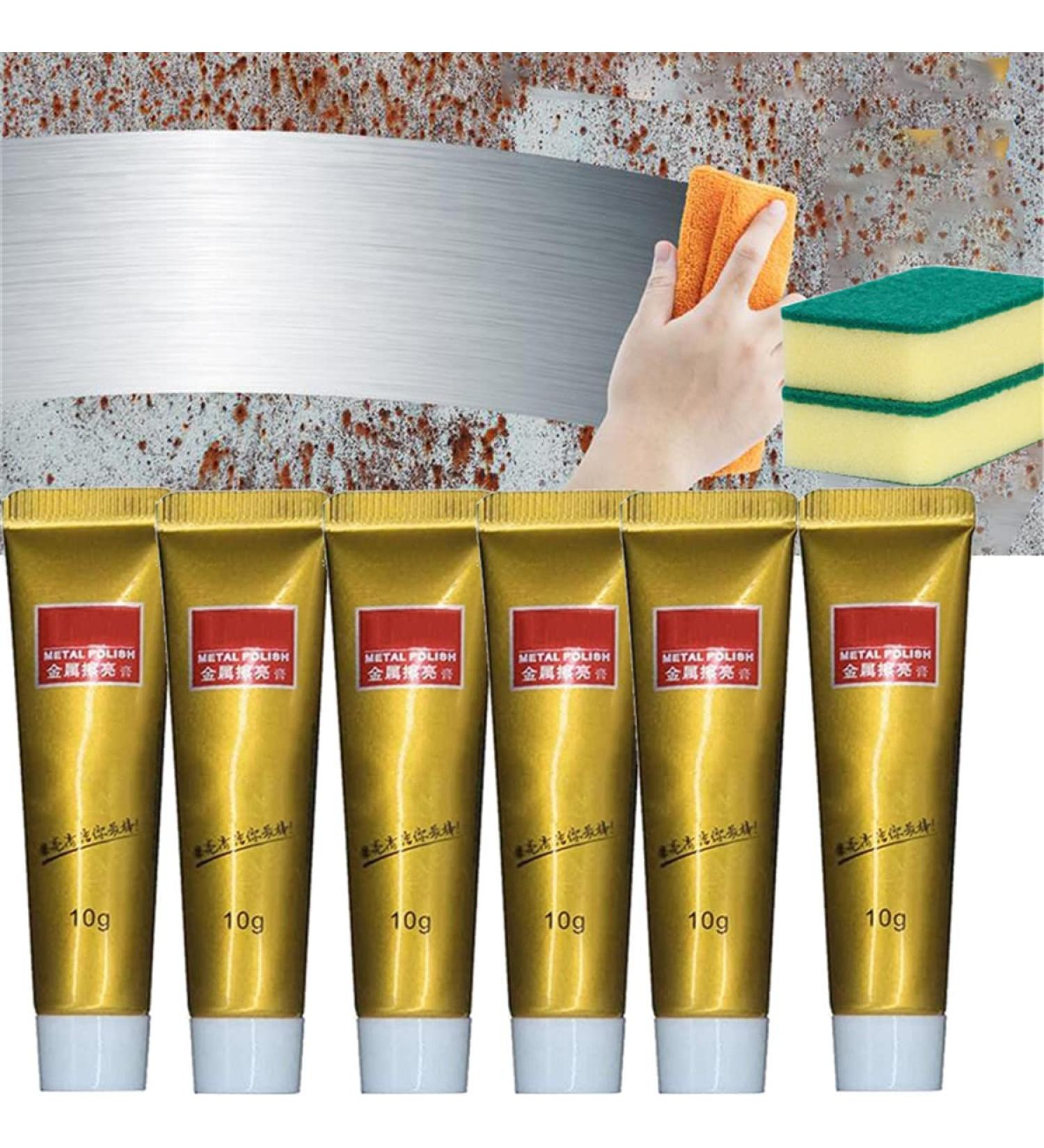 2022 New Metal Polishing Paste Fixini All Metal Polish Cream Ultimate Metal Polish Cream all Metal Polish Tube Stainless Steel/aluminum/brass/copper or Gold Polish Cleaner (6pcs) - Buy Online on GoSupps.com