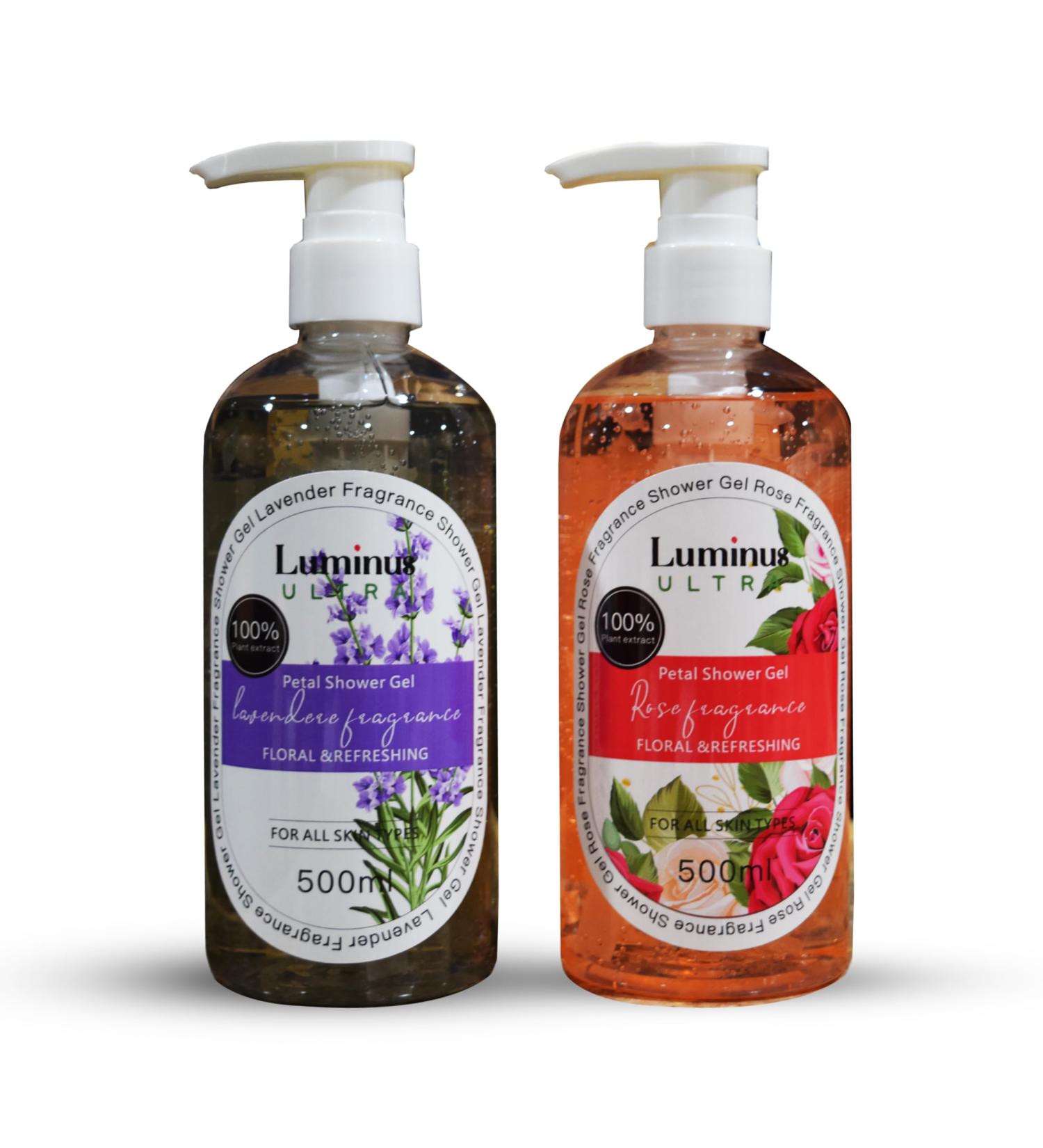 Lavender & Rose Nourishing Foaming Shower Gel for All Skin Types - Invigorating Body Wash (16.9 oz) - Unisex - Buy Online on GoSupps.com