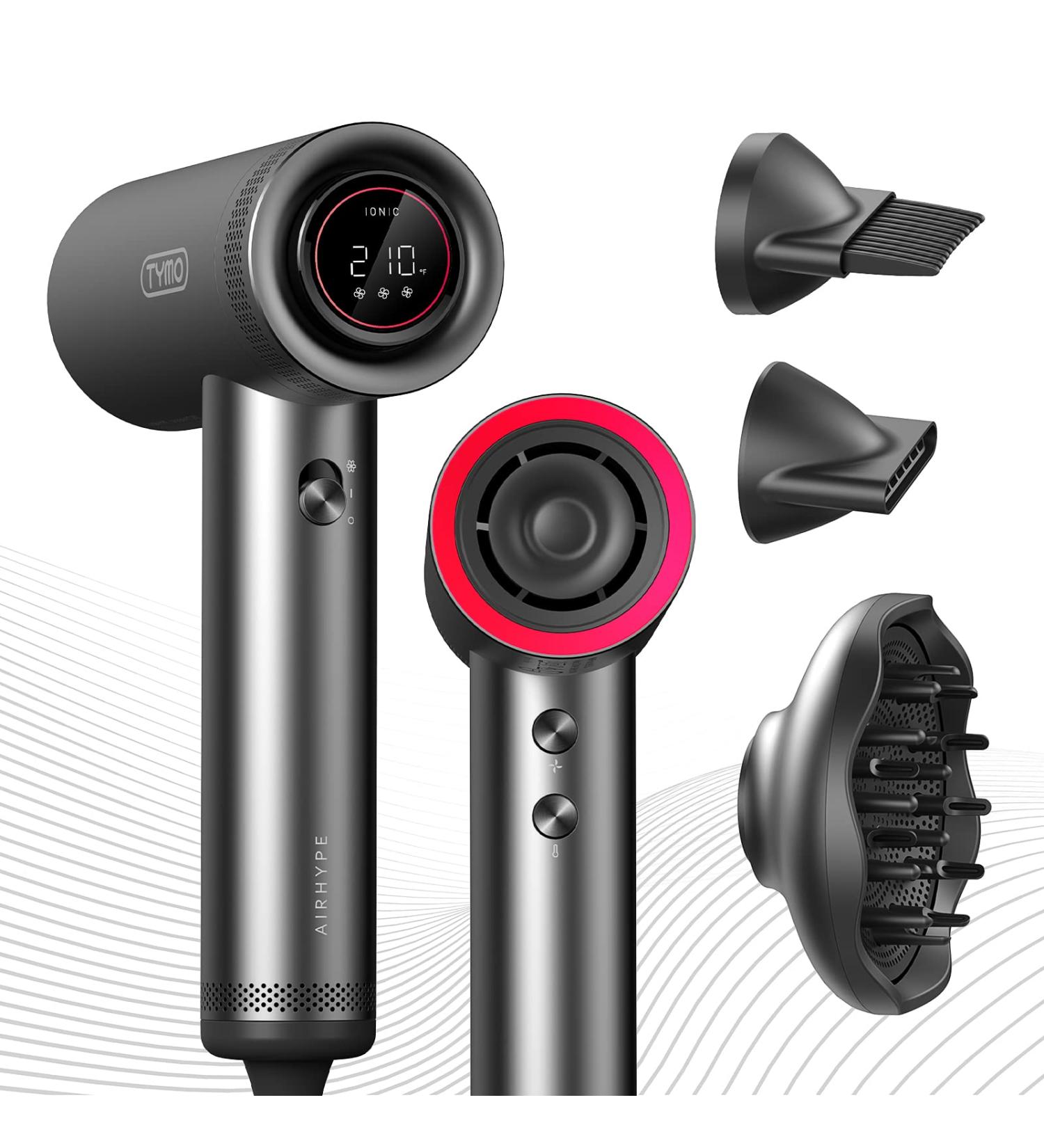 TYMO Hair Dryer with Diffuser for Curly Hair - 1500W Professional High Speed Ionic Blow Dryer - Buy Online on GoSupps.com