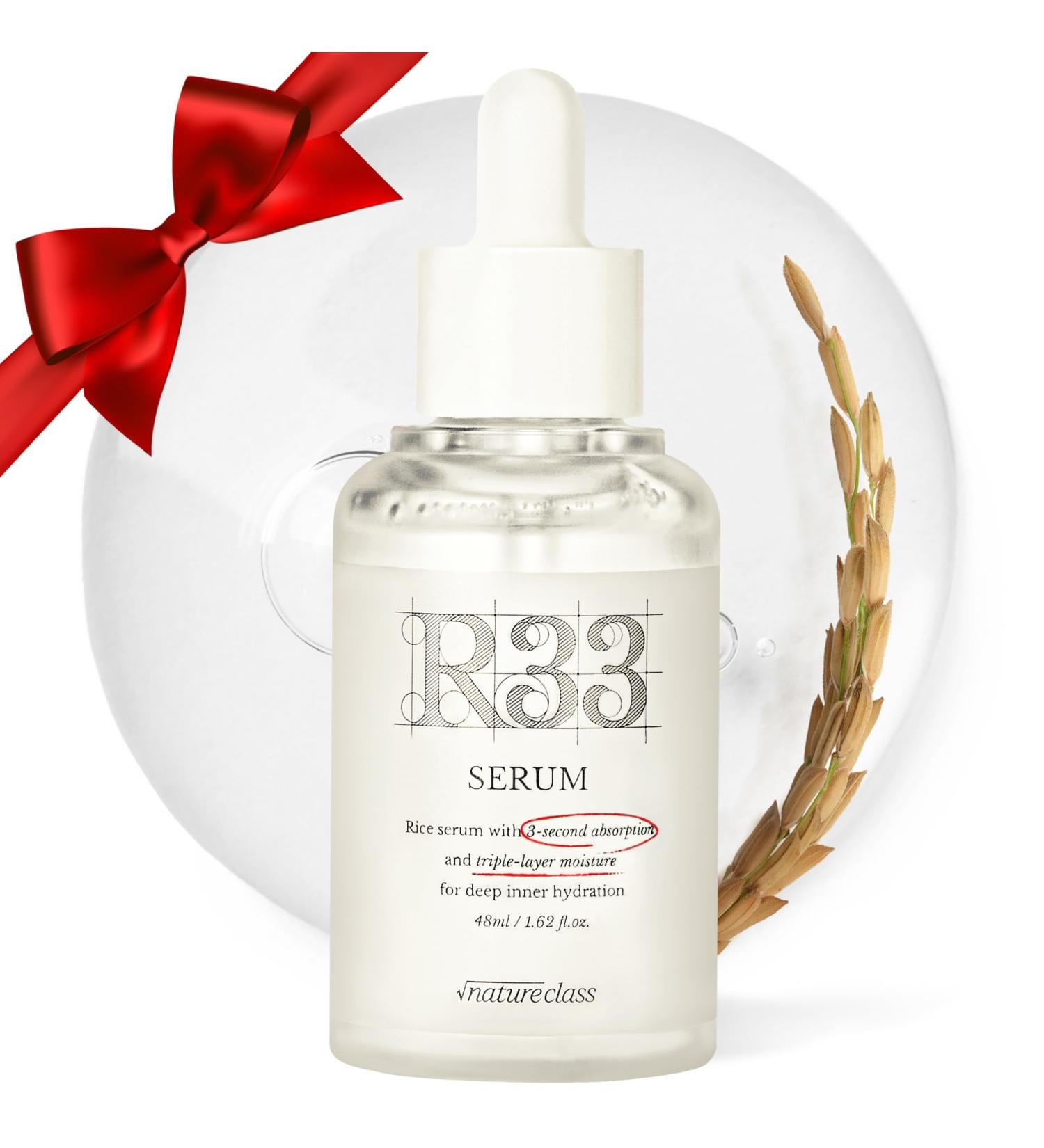 NATURECLASS R33 Hydrating Serum for Face with 10-Type Hyaluronic Acid Niacinamide Vitamin B5 Rice Extract Barrier Support Fragrance Free Korean Skin Care 1.69 fl oz - Buy Online on GoSupps.com