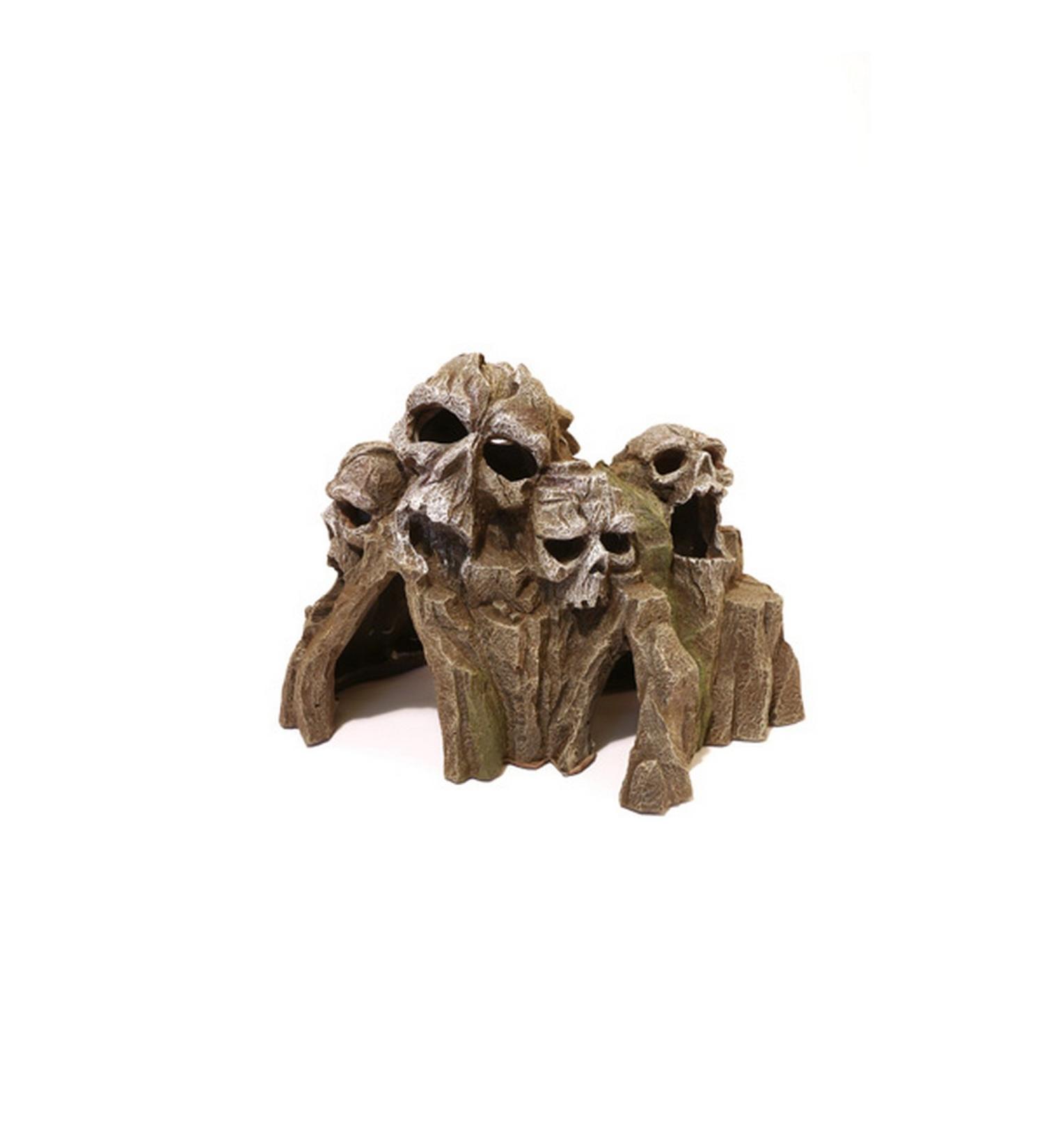 Rosewood Skull Mountain Aquarium Decor Medium