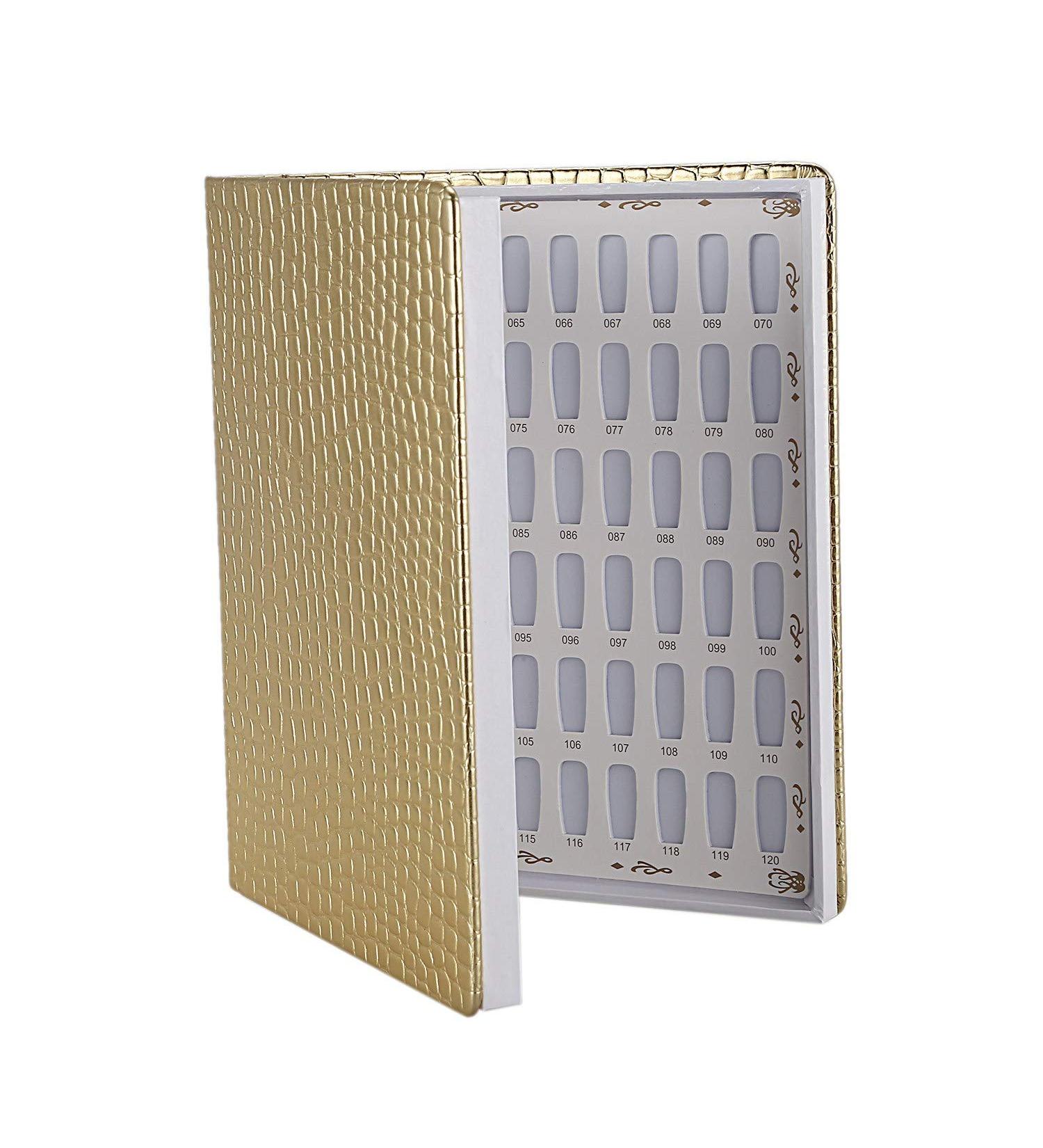 Zunedhys 120 Tips Nail Color Art Display Book Nail Polish Color Chart Color Chart Cute Nail Art Chart for with Nail Tips - Buy Online on GoSupps.com