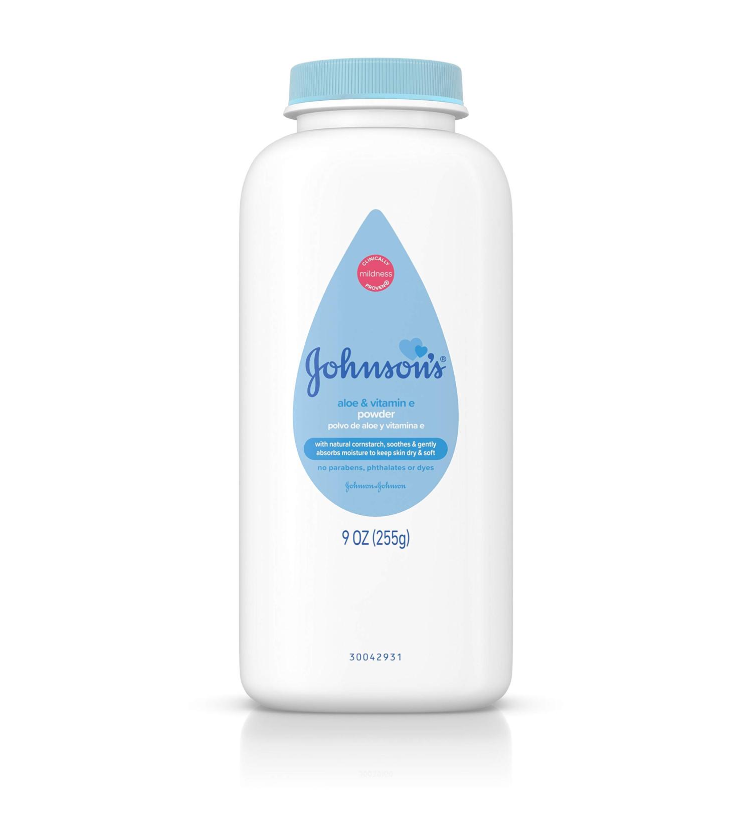 Johnson's Baby Powder with Cornstarch, Aloe & Vitamin E - 9 oz (Pack of 1) - Buy Online on GoSupps.com