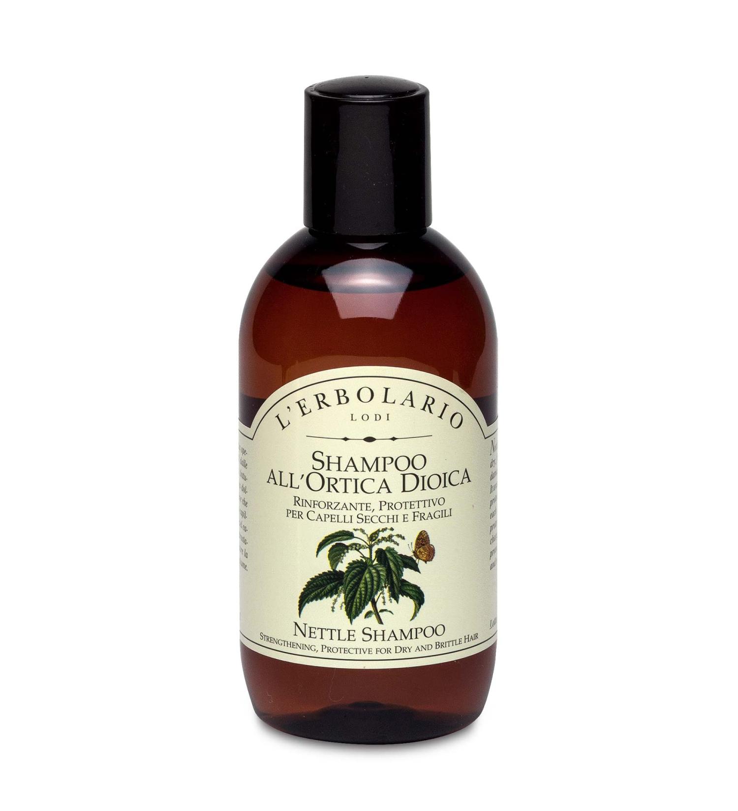 L'Erbolario Nettle Shampoo - Volumizing & Strengthening for Dry Fine Hair - Paraben & Silicone Free - 6.7 oz - Buy Online on GoSupps.com