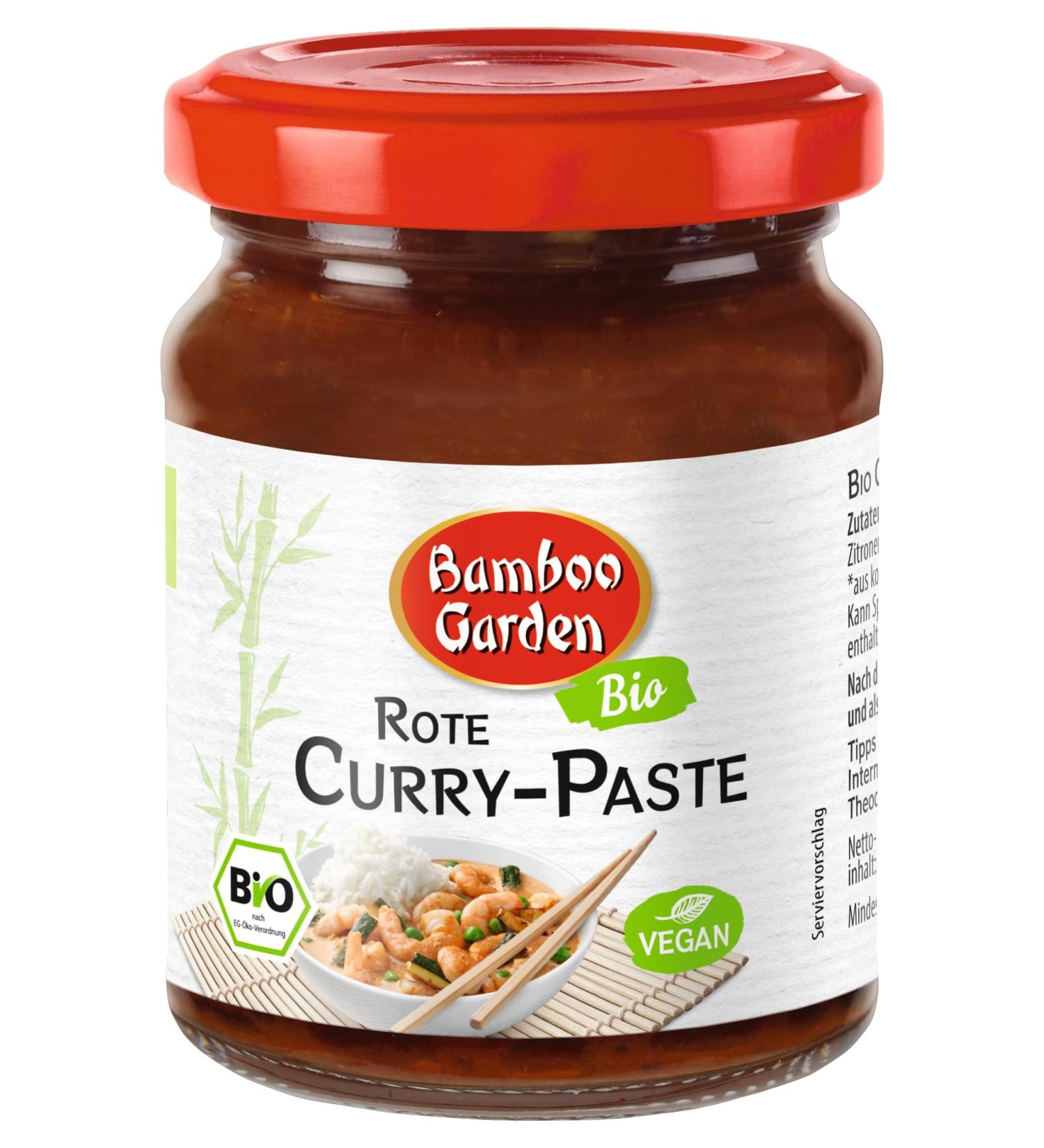 Bamboo Garden Organic Red Curry Paste - 125g | Authentic Flavor International Shipping - Buy Online on GoSupps.com