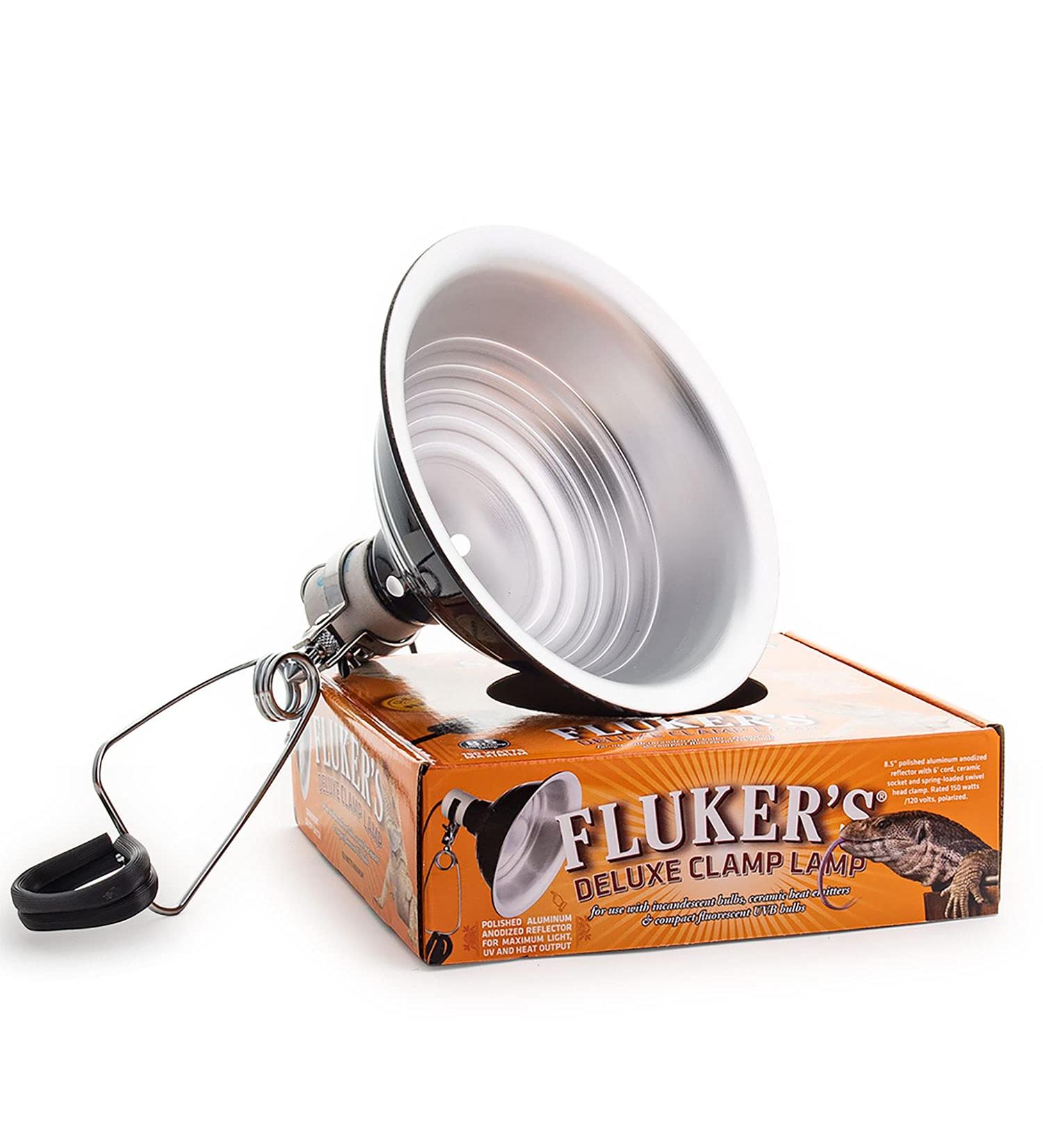 Flukers Repta-Clamp Lamp with Switch for Reptiles - 5.5-Inch/8.5-Inch - Buy Online on GoSupps.com