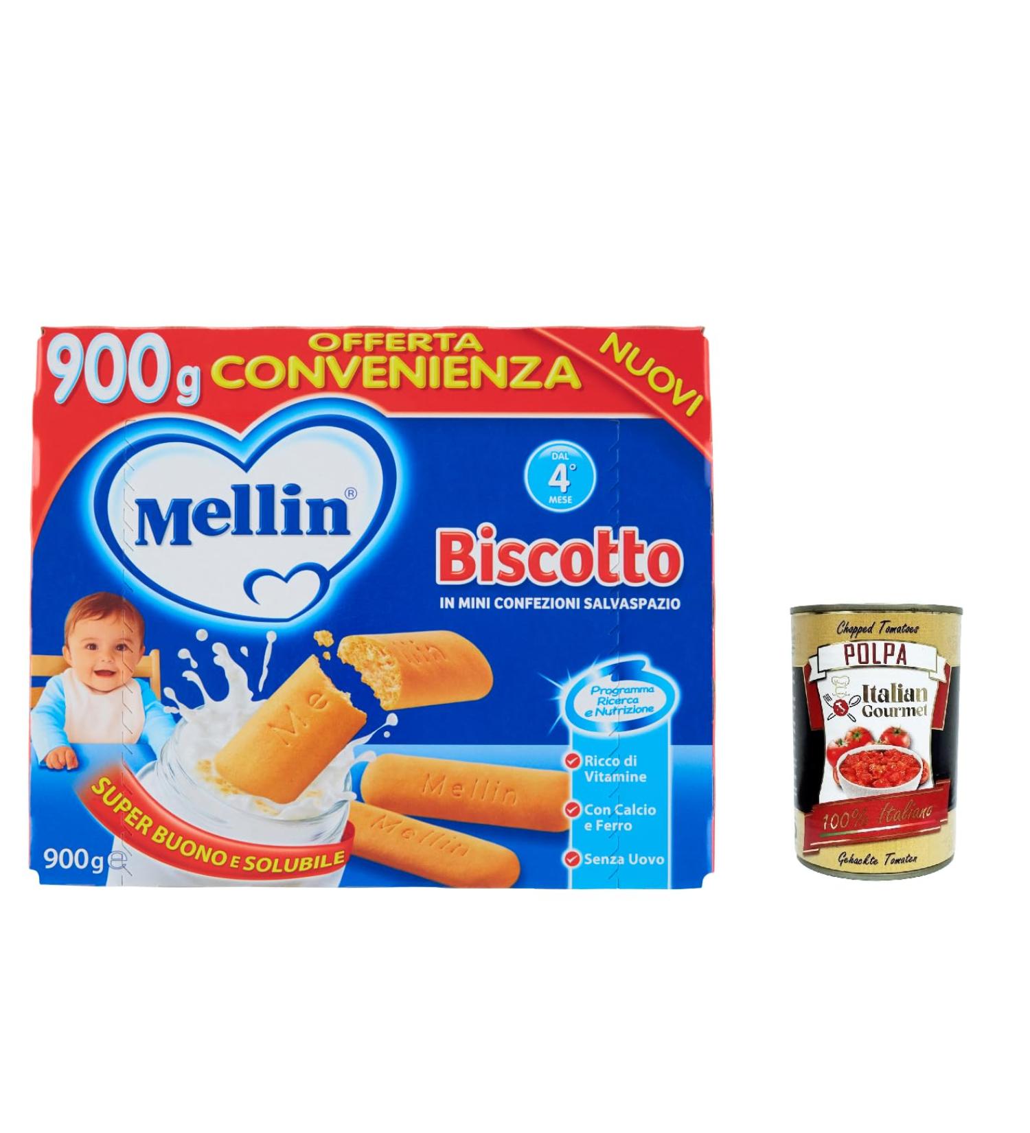  Italian Gourmet E.R. Mellin Biscotto Classico Lot of 3 boxes of 900 g + Italian Gourmet Pulp 400 g - Buy Online on GoSupps.com