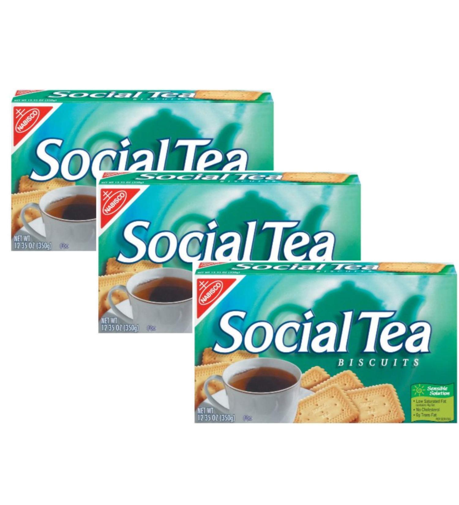 Nabisco Social Tea Biscuits - 3 Boxes, 12.35 oz Each - Buy Online on GoSupps.com