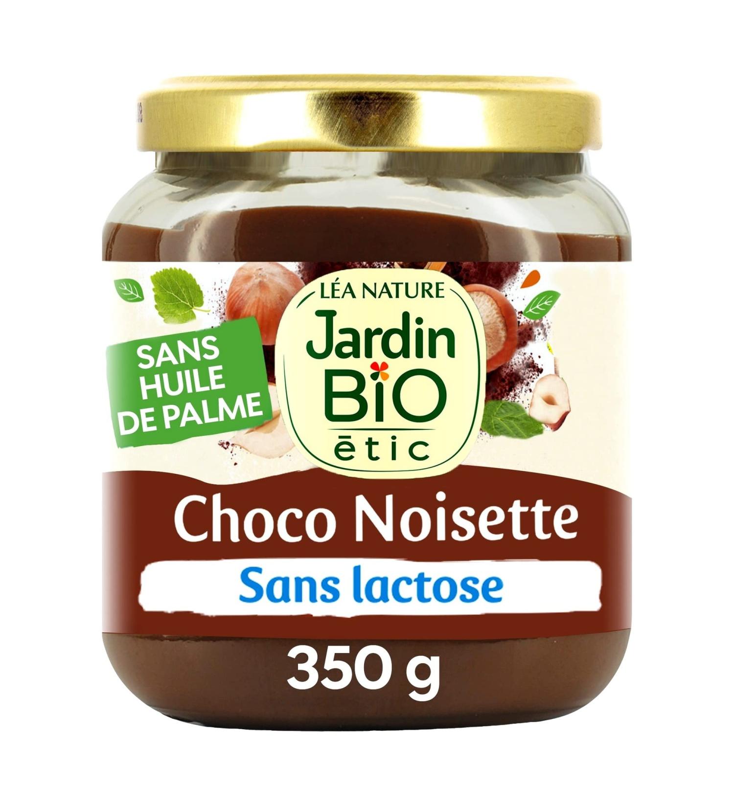Jardin BiO tic Gluten Free Chocolate Hazelnut Spread - Organic - Gluten Free - AB Certified - 350 g Jar - Buy Online on GoSupps.com