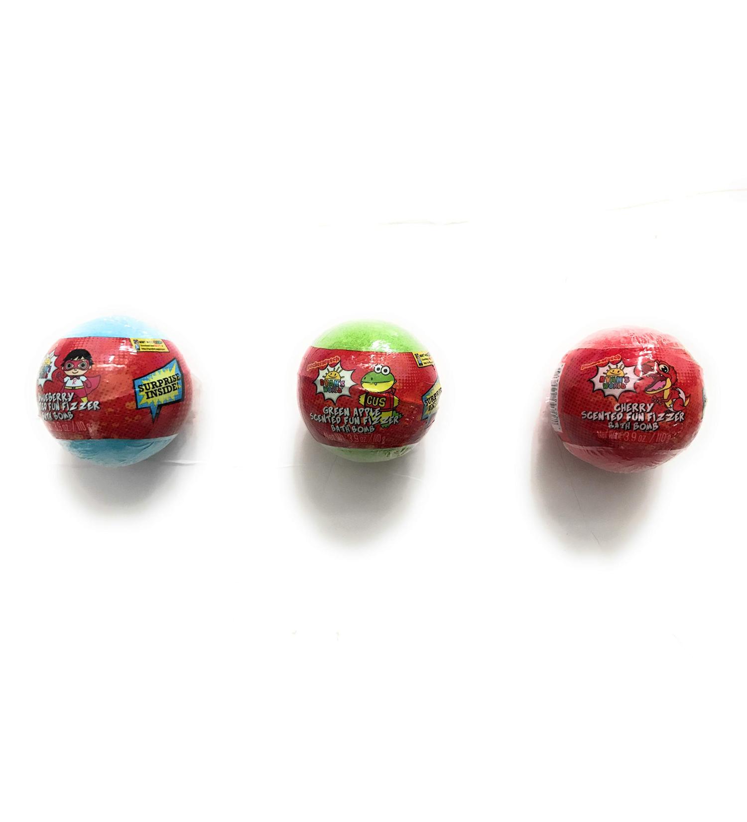 Ryans Worlds Bath Fizzers 3 Pack