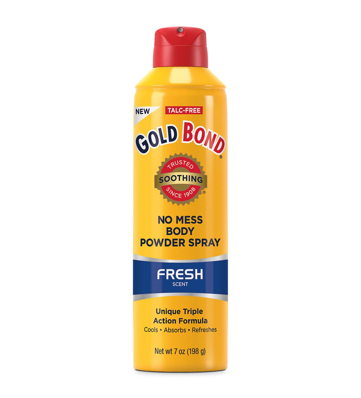 Gold Bond No Mess Talc-Free Body Powder Spray 7 oz - Fresh Scent | Buy Online - Buy Online on GoSupps.com