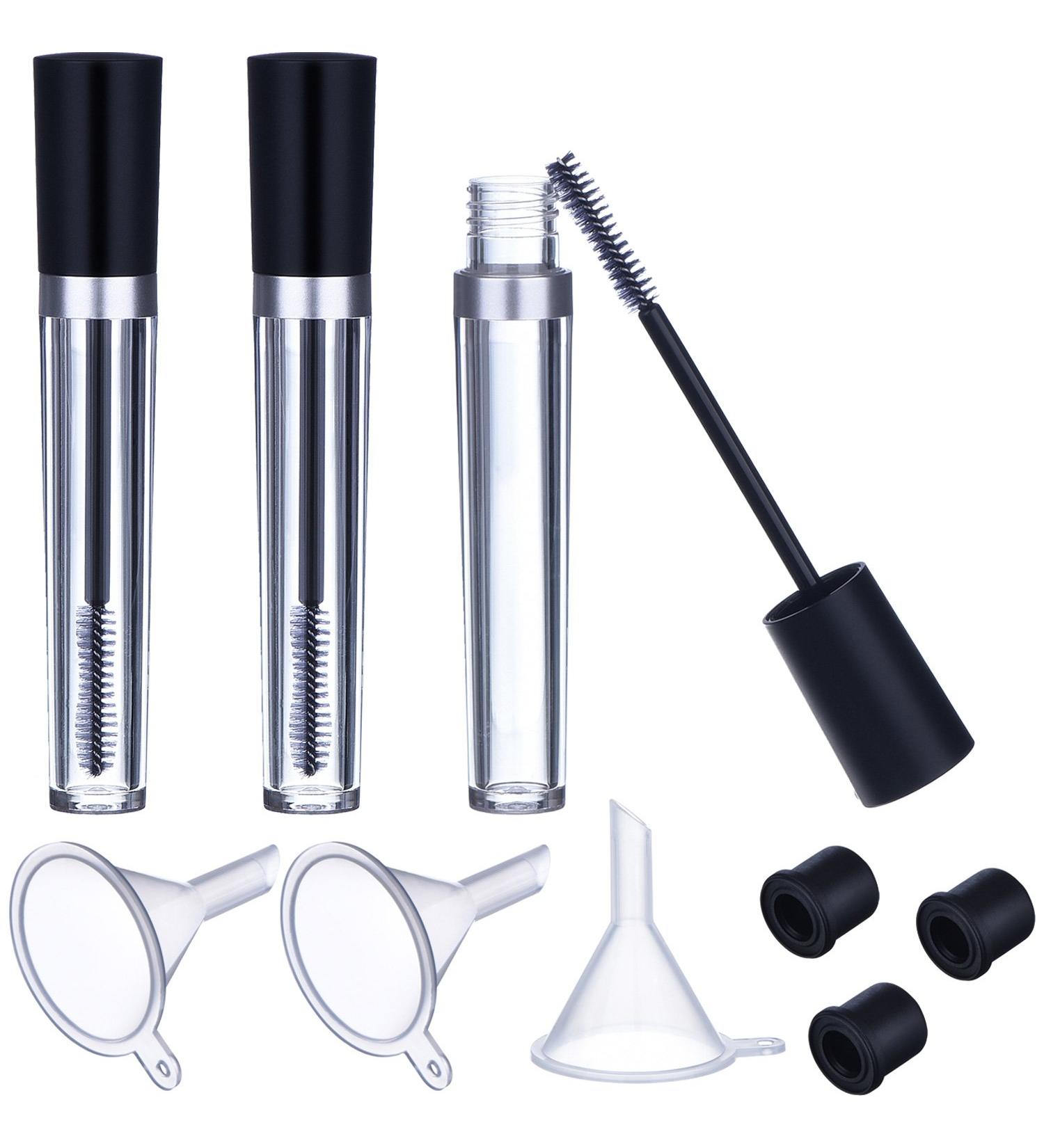 8ml Empty Mascara Tube Set with Wand & Funnel - Ideal for Eyelash Cream & Castor Oil Storage | International Shipping - Buy Online on GoSupps.com