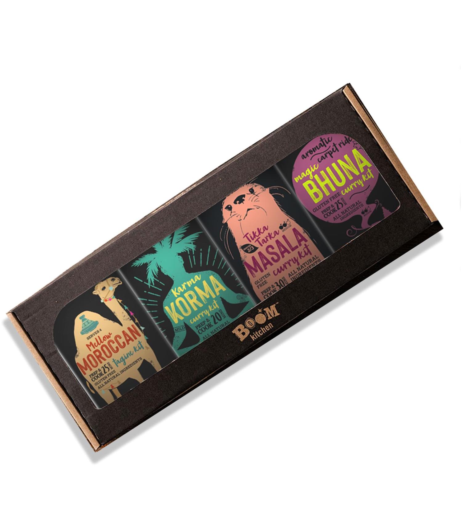 Boom Kitchen Mild-Medium Curry Kit Selection Box - Buy Online on GoSupps.com