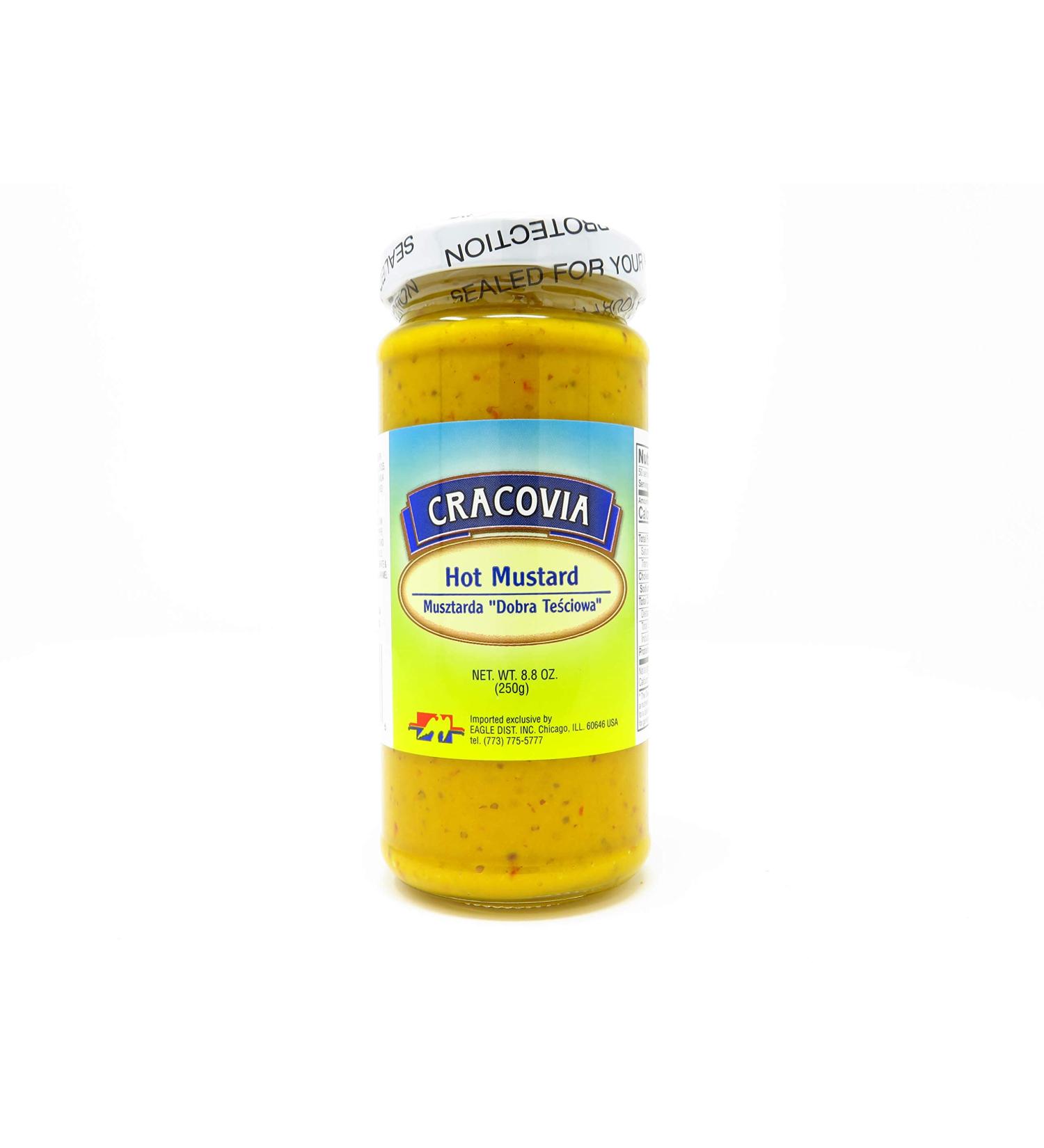 Cracovia Hot Mustard (Polish Condiment Dobra Tesciowa Style) (250g)