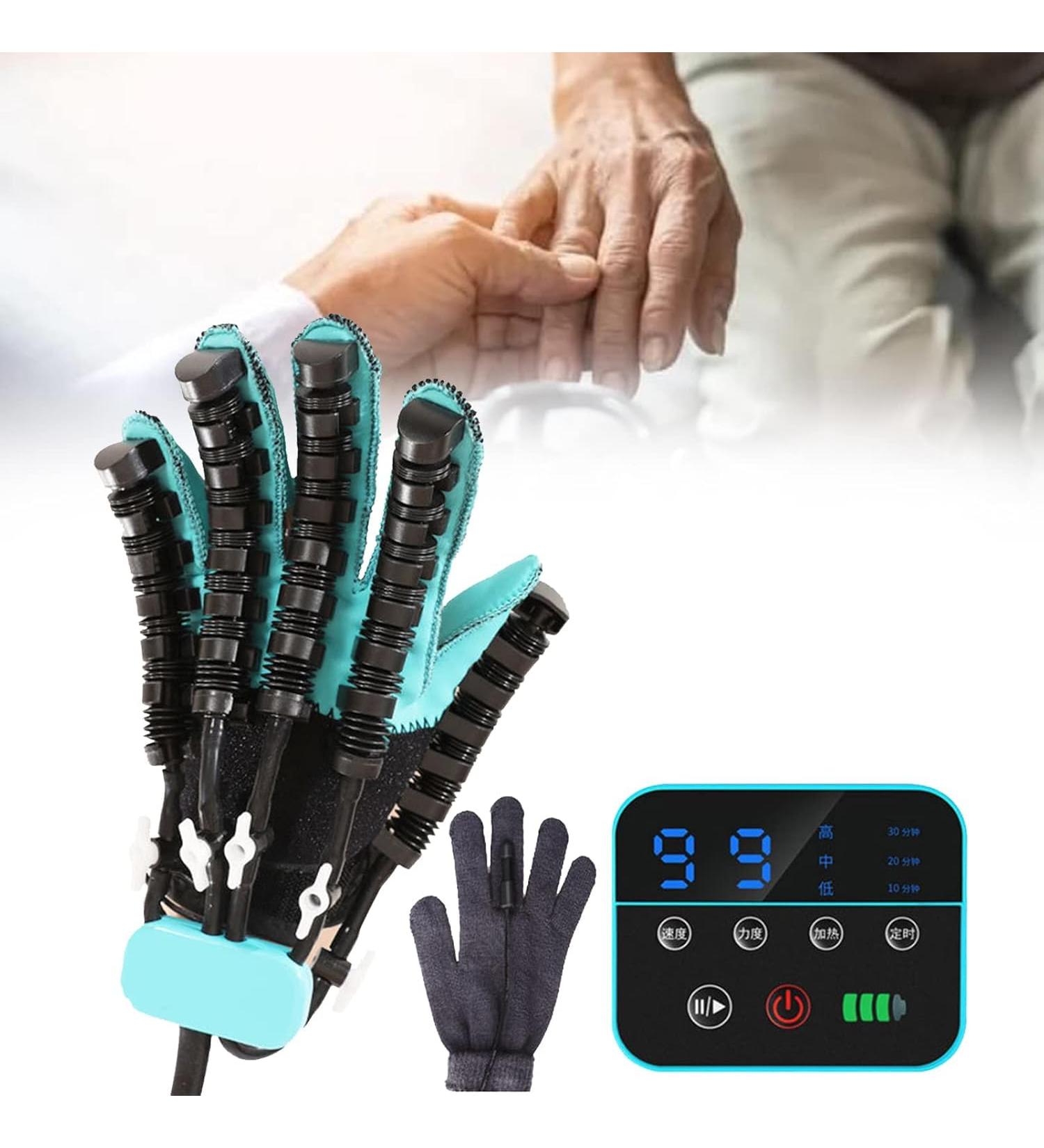 Stroke Hemiplegia Rehabilitation Robot Gloves Hand Splint Training Equipment for Relief Long-Term Hand Stiffness Finger Straightening Protector L-Left hand Left hand XL Left Hand XL - Buy Online on GoSupps.com