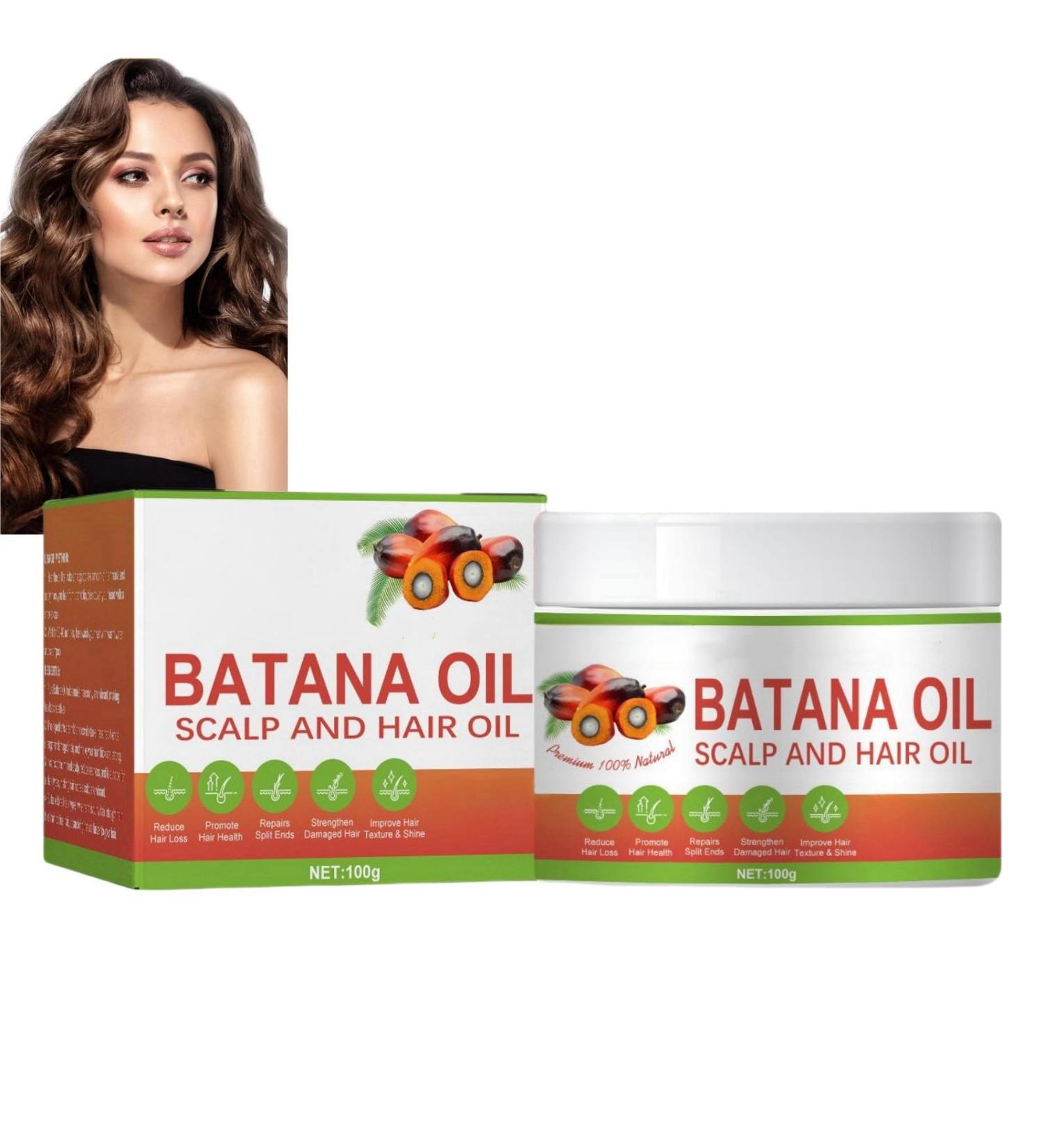 Organic Batana Oil For Hair Growth Sca-lp And Hair Oil Unrefined Batana Oil Prevent Hair Loss And Enhances Hair Thickness Batana Oil For Hair Growth Healthier Thicker Natural Batana Hair Oil - Buy Online on GoSupps.com
