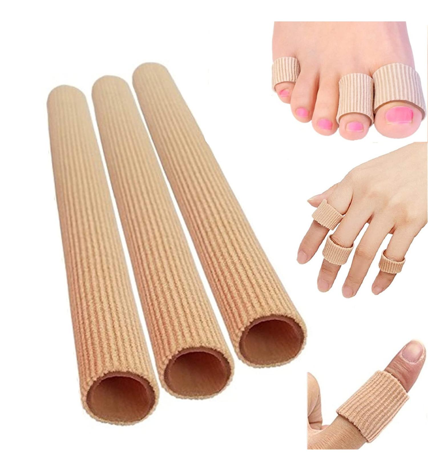 3x Silicone Toe Separator & Bandage - Ultimate Toe Protection & Cushion for Comfort - M Width (2 cm) | International Shipping - Buy Online on GoSupps.com