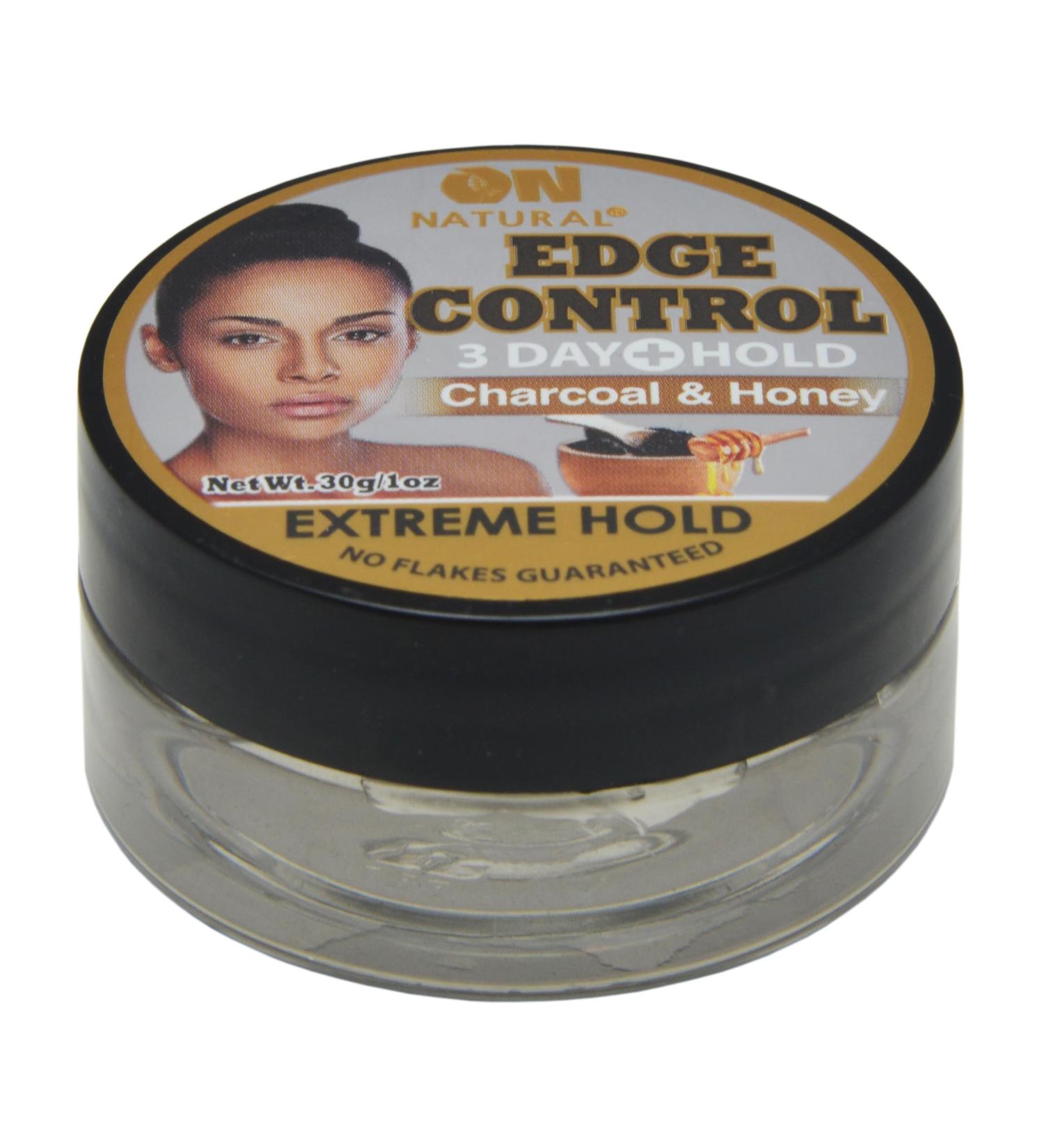 Edge Control Extreme Hold - Charcoal & Honey (1 oz) | Long-Lasting Frizz Control & Shine for All Hair Types - Shop Now - Buy Online on GoSupps.com