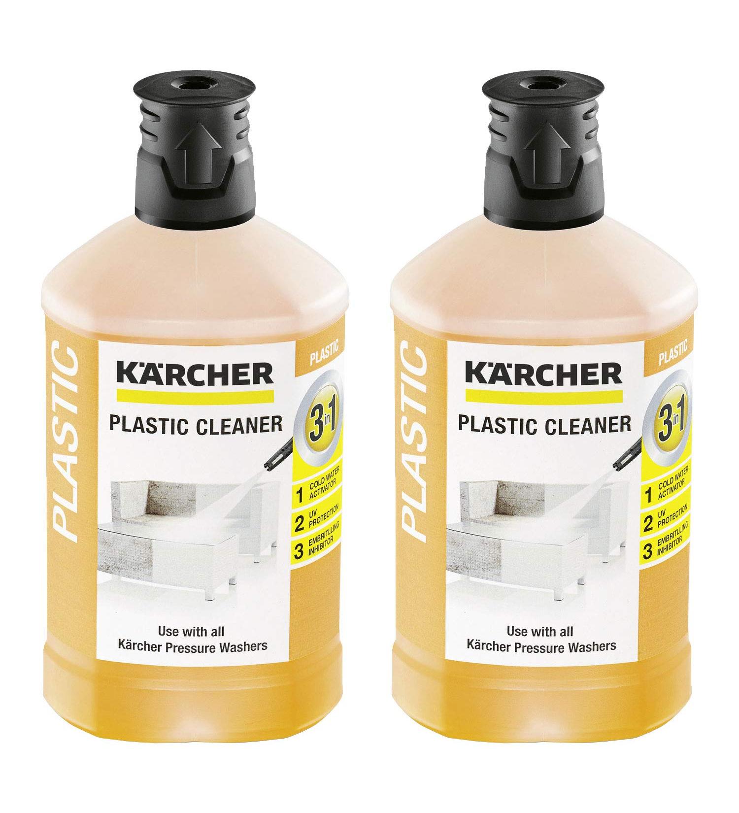 2 x K rcher RM 613 plastic cleaner 1000 ml