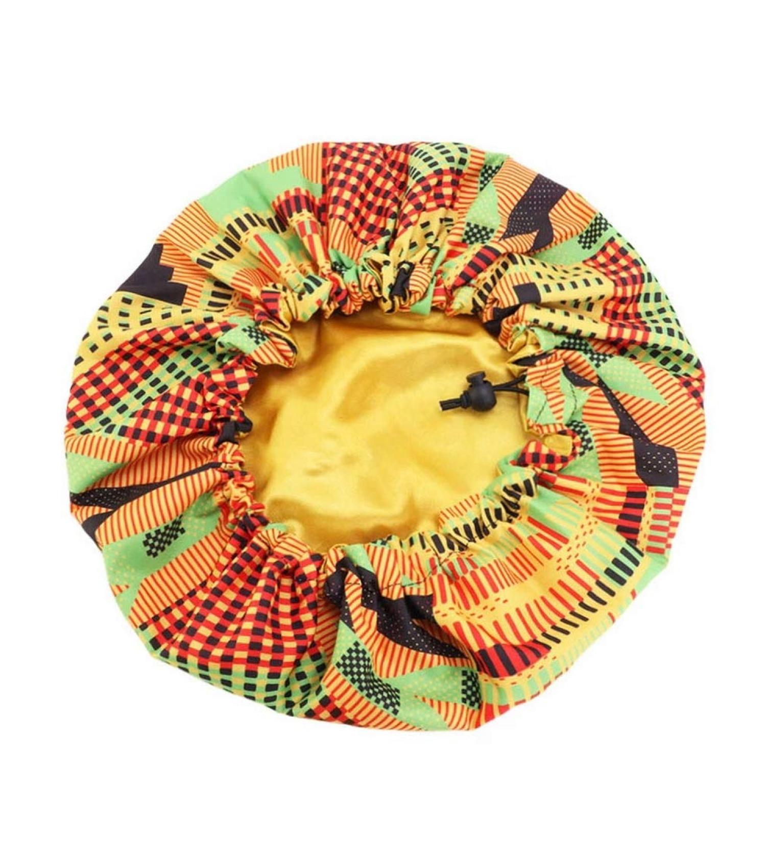 JK Home Kids Satin Bonnet - Double Sided Sleep Cap with Adjustable Elastic Band - Green Nightwear for Kids - Buy Online on GoSupps.com