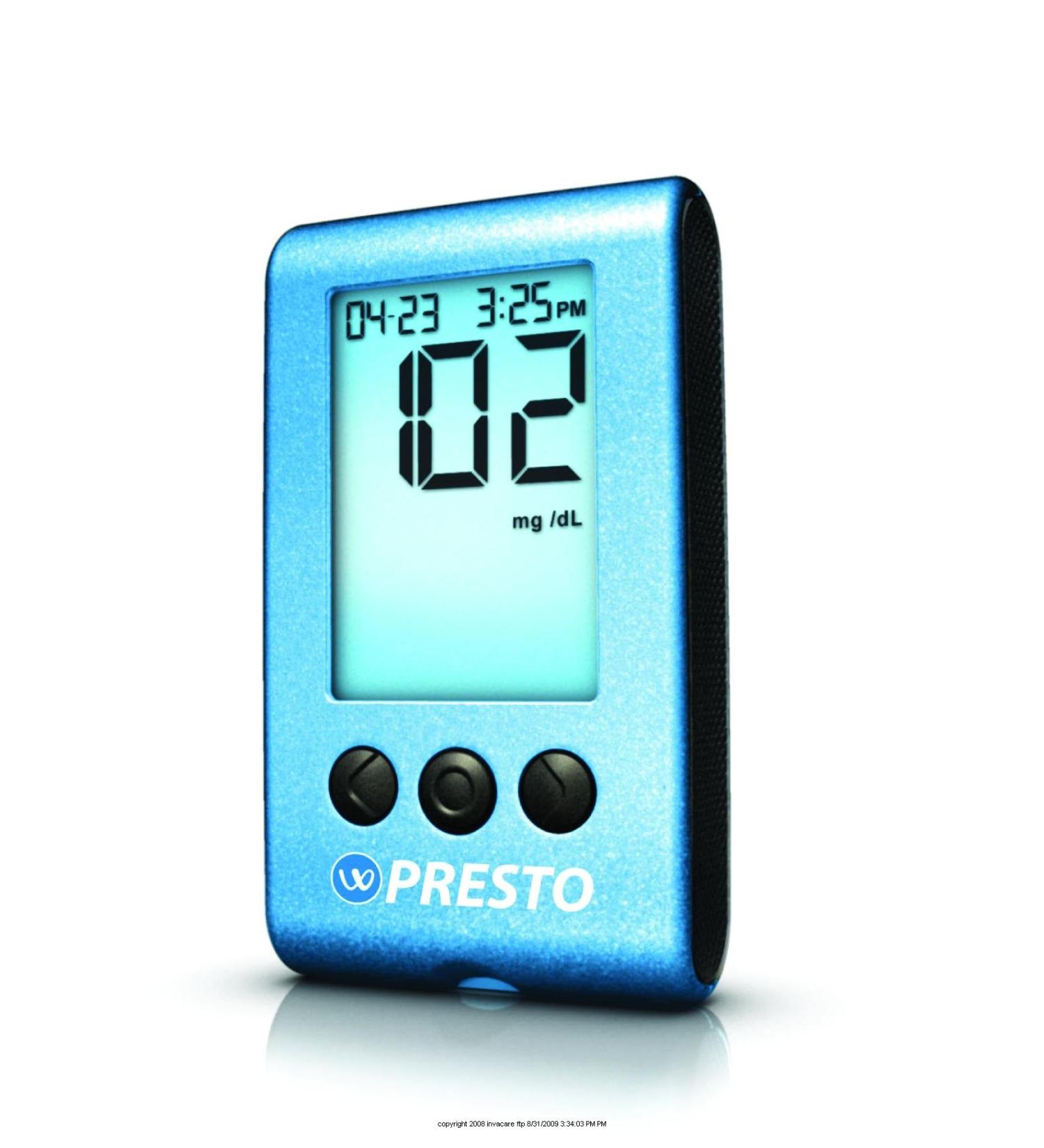 AgaMatrix WaveSense Presto Meter Only Wavesense Presto Mtr Only -Ns (1 EACH 1 EACH)