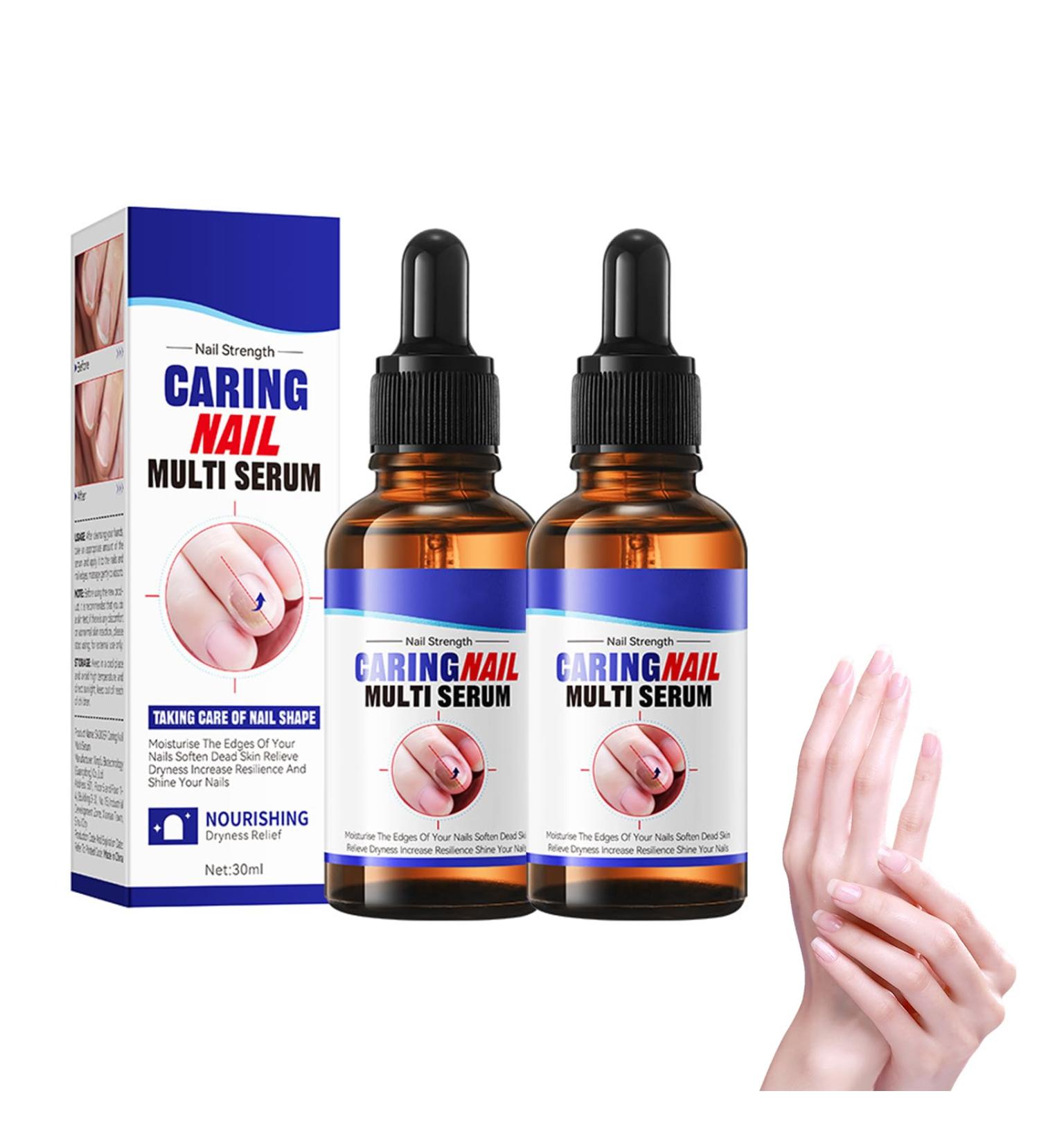 Lot de 2 s rums de soin des ongles - S rum de construction intensif - Pour hommes et femmes - Hydrate les cuticules s ches - S rum nourrissant pour ongles cass s et d color s - Buy Online on GoSupps.com