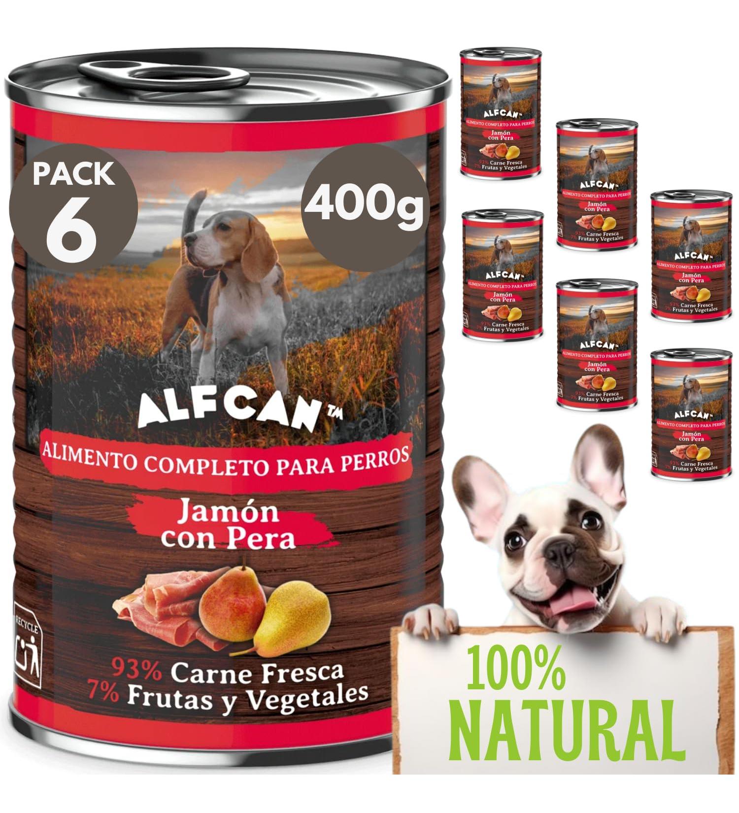 Wet Dog Food | Dog Cans (6 x 400g) Wet Dog Food | Food for Large Dogs | Natural Dog Food | Dog Food in Bulk - Buy Online on GoSupps.com