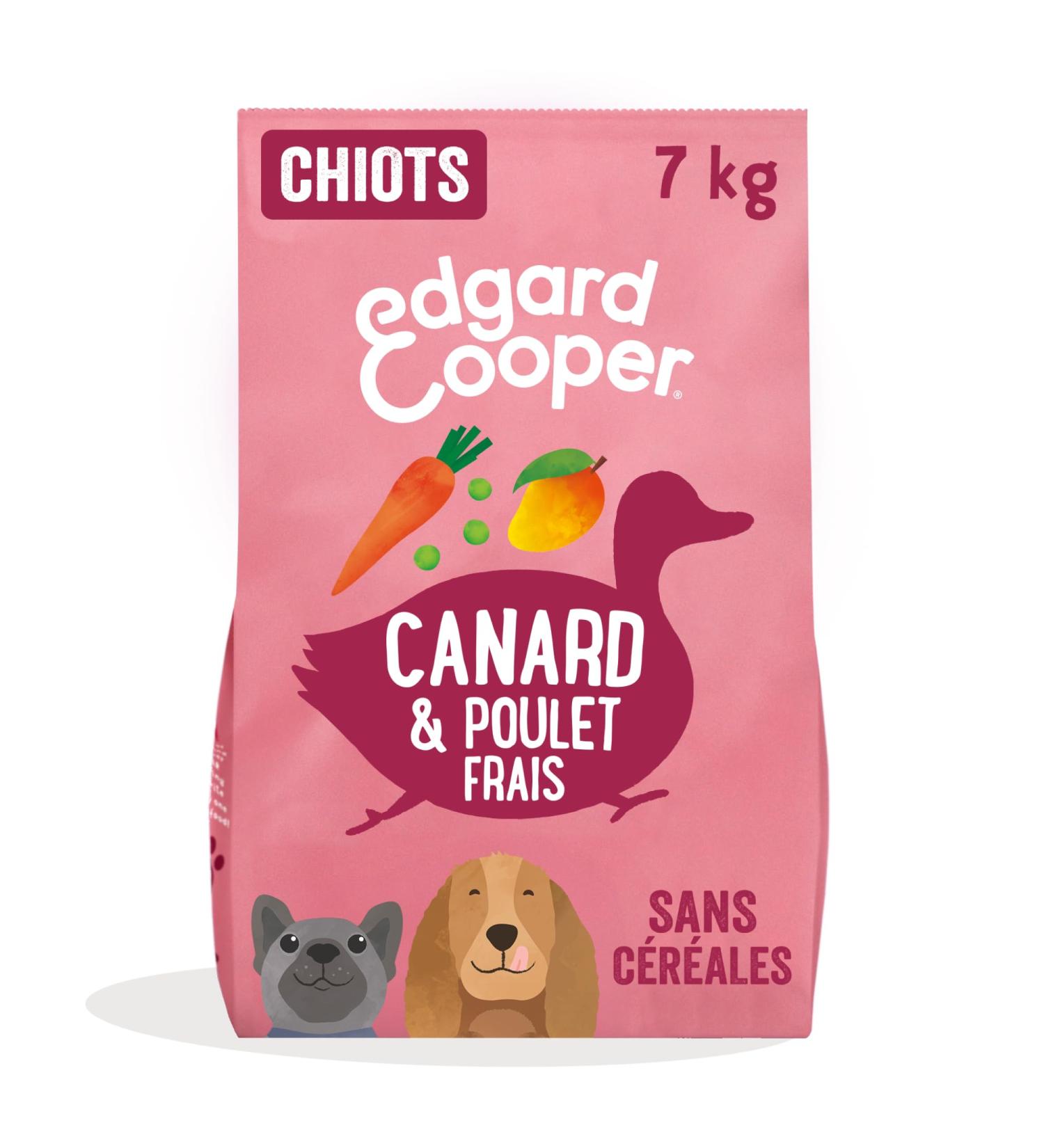 Edgard & Cooper Puppy Dry Food (Duck & Chicken 7kg) Grain Free Fresh Meat & Quality Protein Real Ingredients for Dogs Hypoallergenic No Added Sugars - Buy Online on GoSupps.com