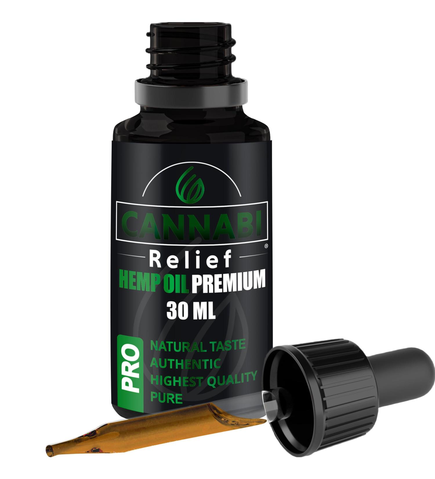 CANNABI RELIEF Premium Oil 3300mg | Legendary Authentic Blend from Netherlands | 30ml (Pack of 1) - Buy Online on GoSupps.com
