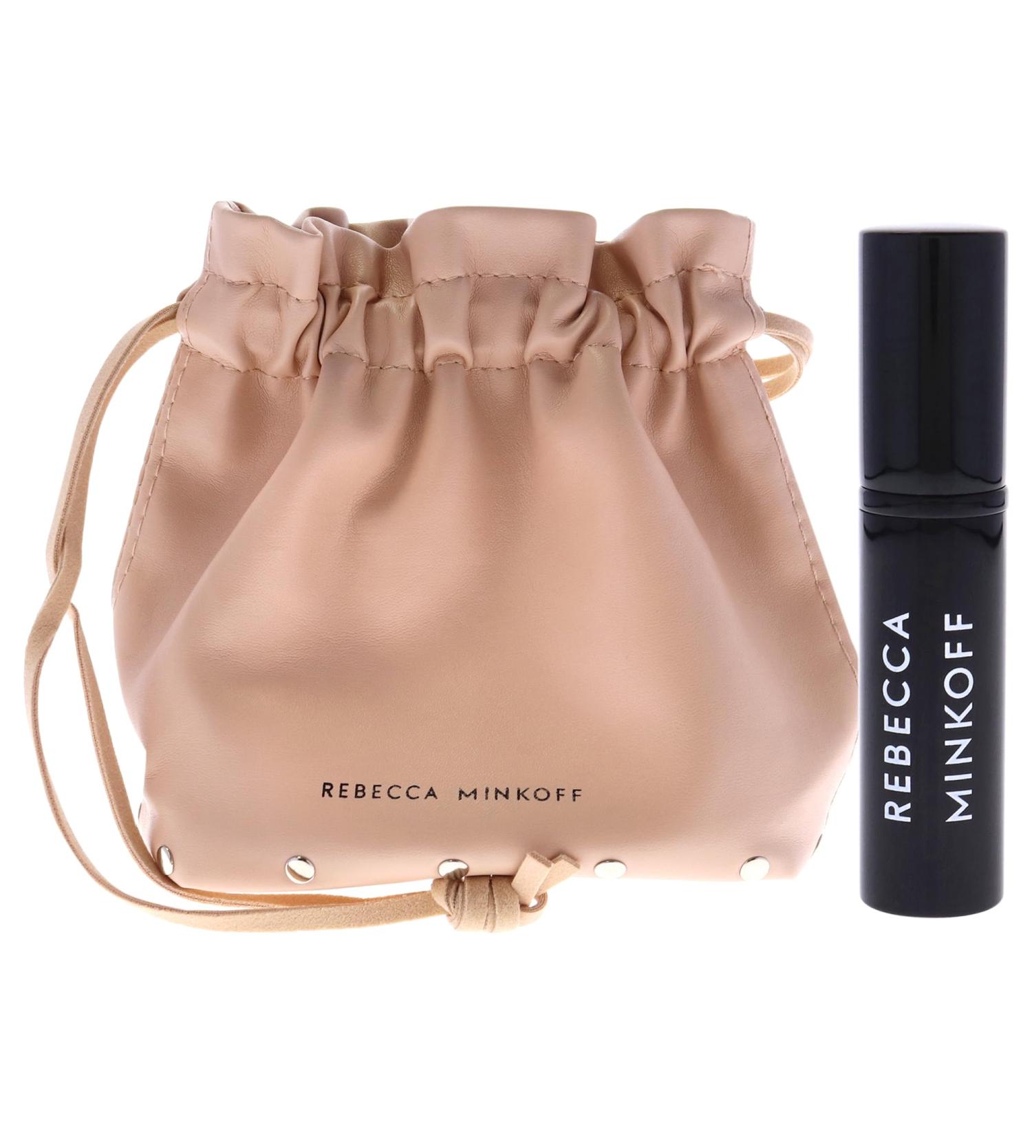 Rebecca Minkoff Mini Travel Gift Set - Notes of Cardamom Jasmine and Tonka Bean - Delivers Sensuality and Warmth - Perfect for Perfume Lovers - Includes EDP Refillable Spray and Blush Bag - 2 pc - Buy Online on GoSupps.com